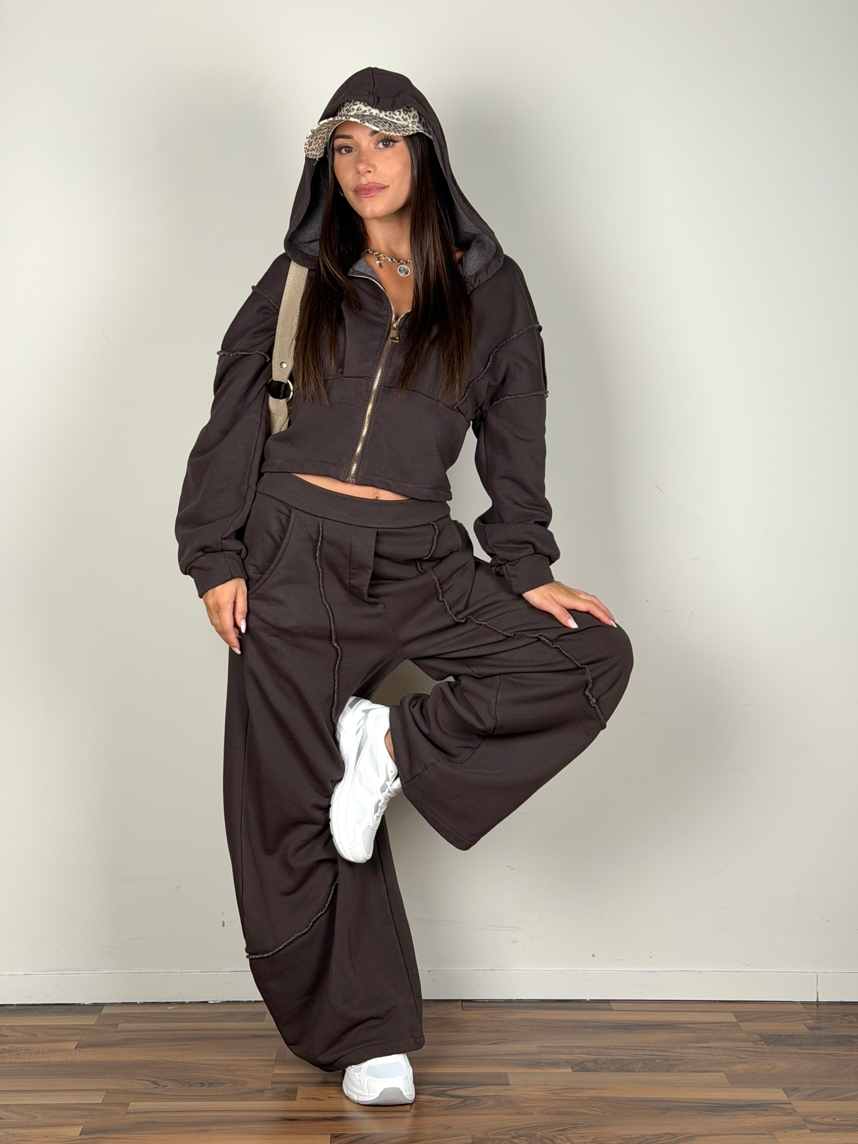 Pantalone tuta Mirea moro