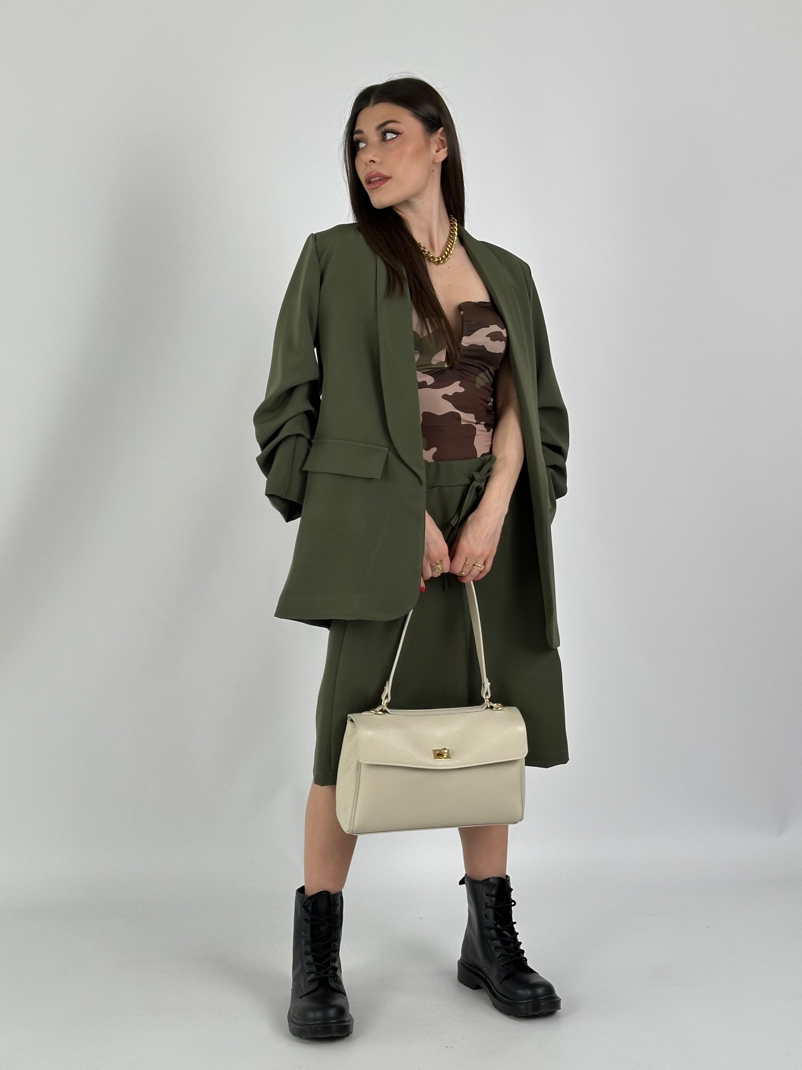 Pantalone Bermuda Julia verde