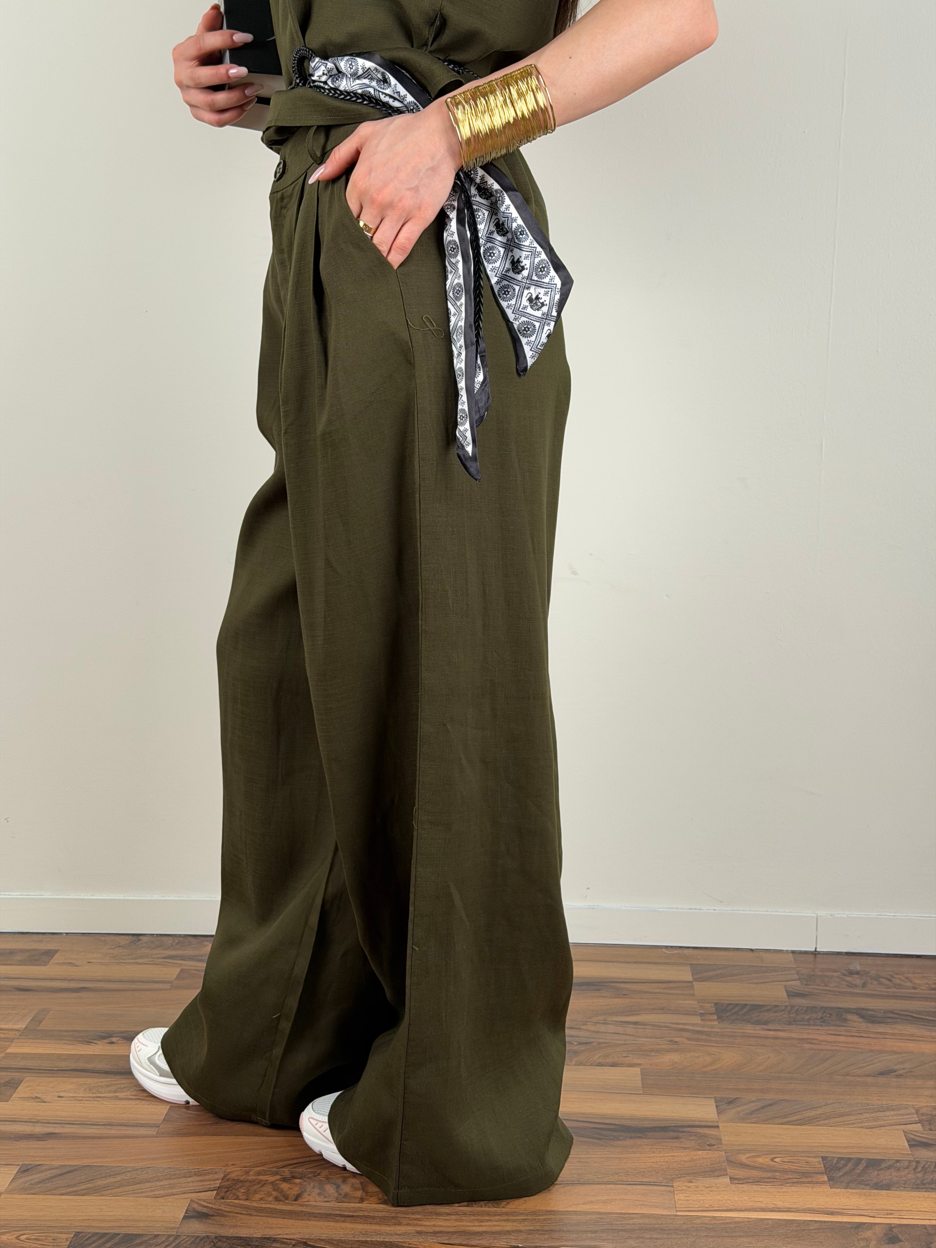 Pantalone Paradise verde