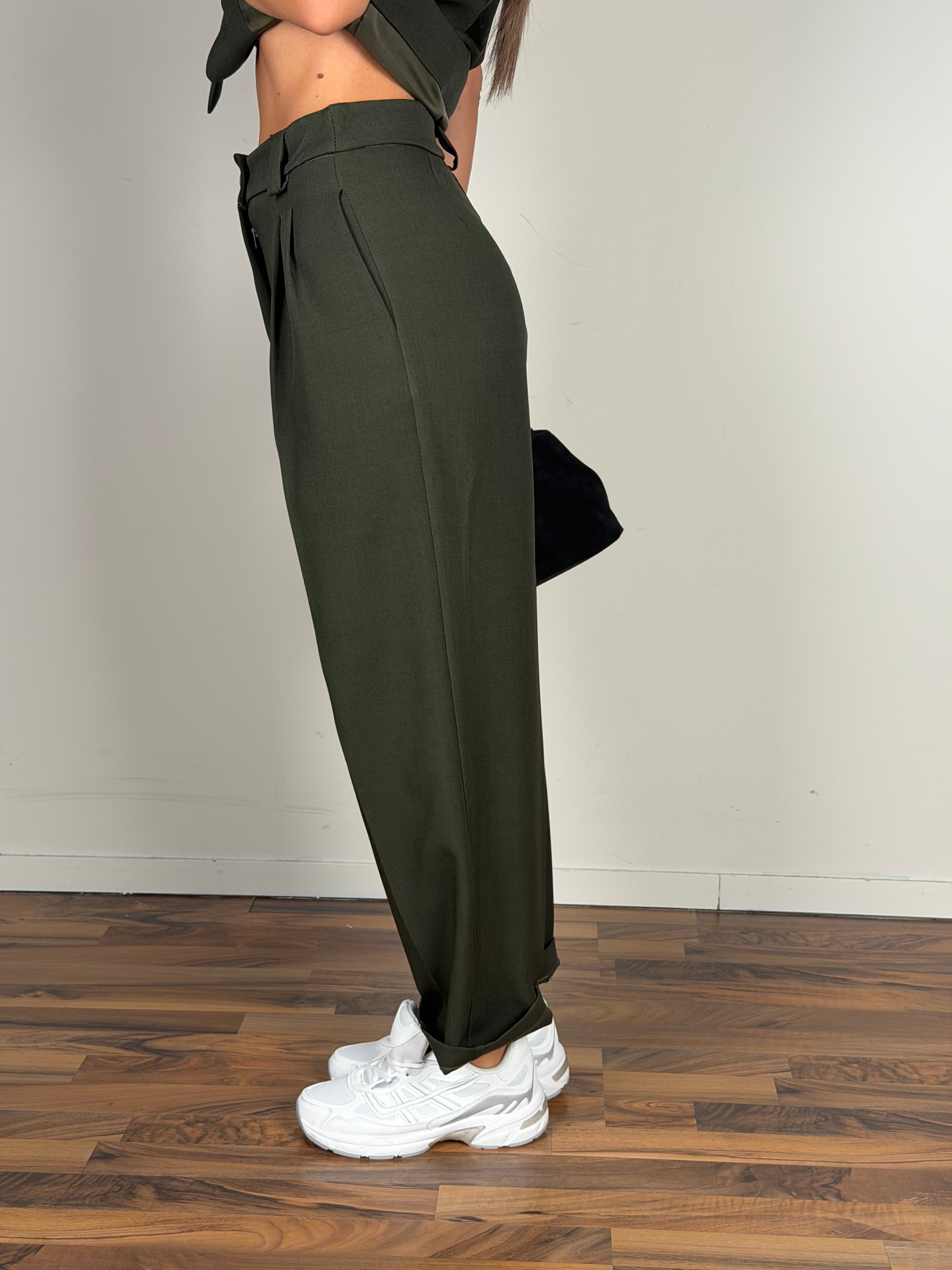 Pantalone Diana verde