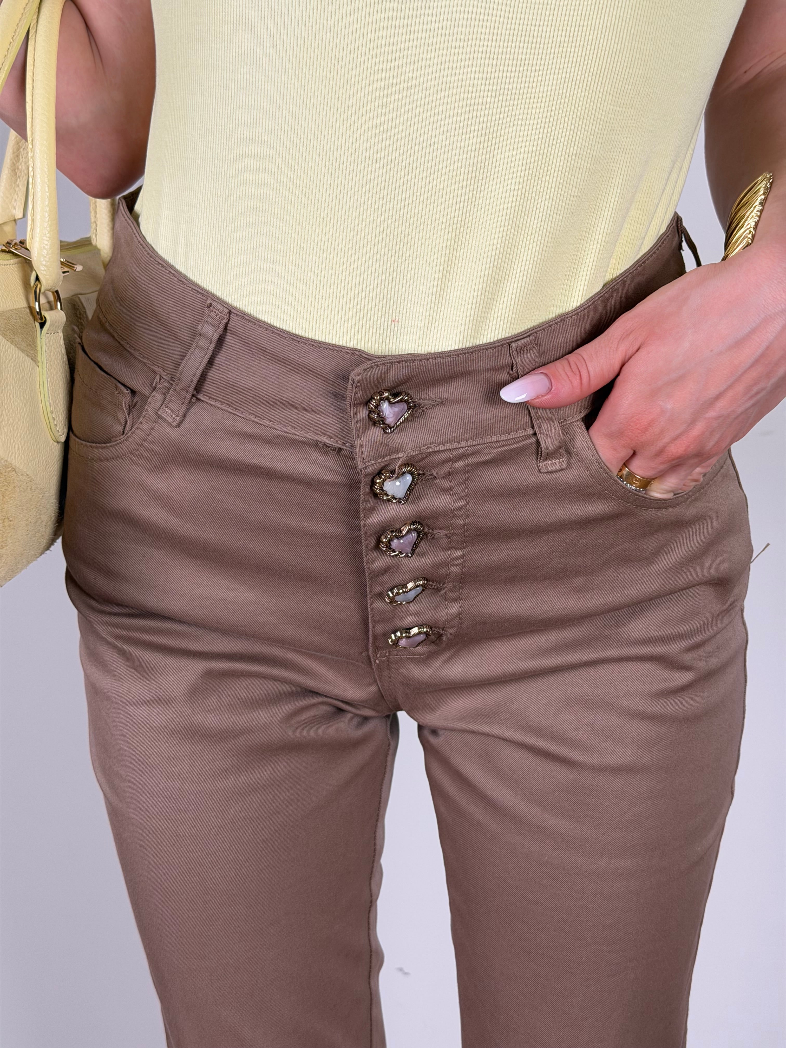 Jeans Love tabacco