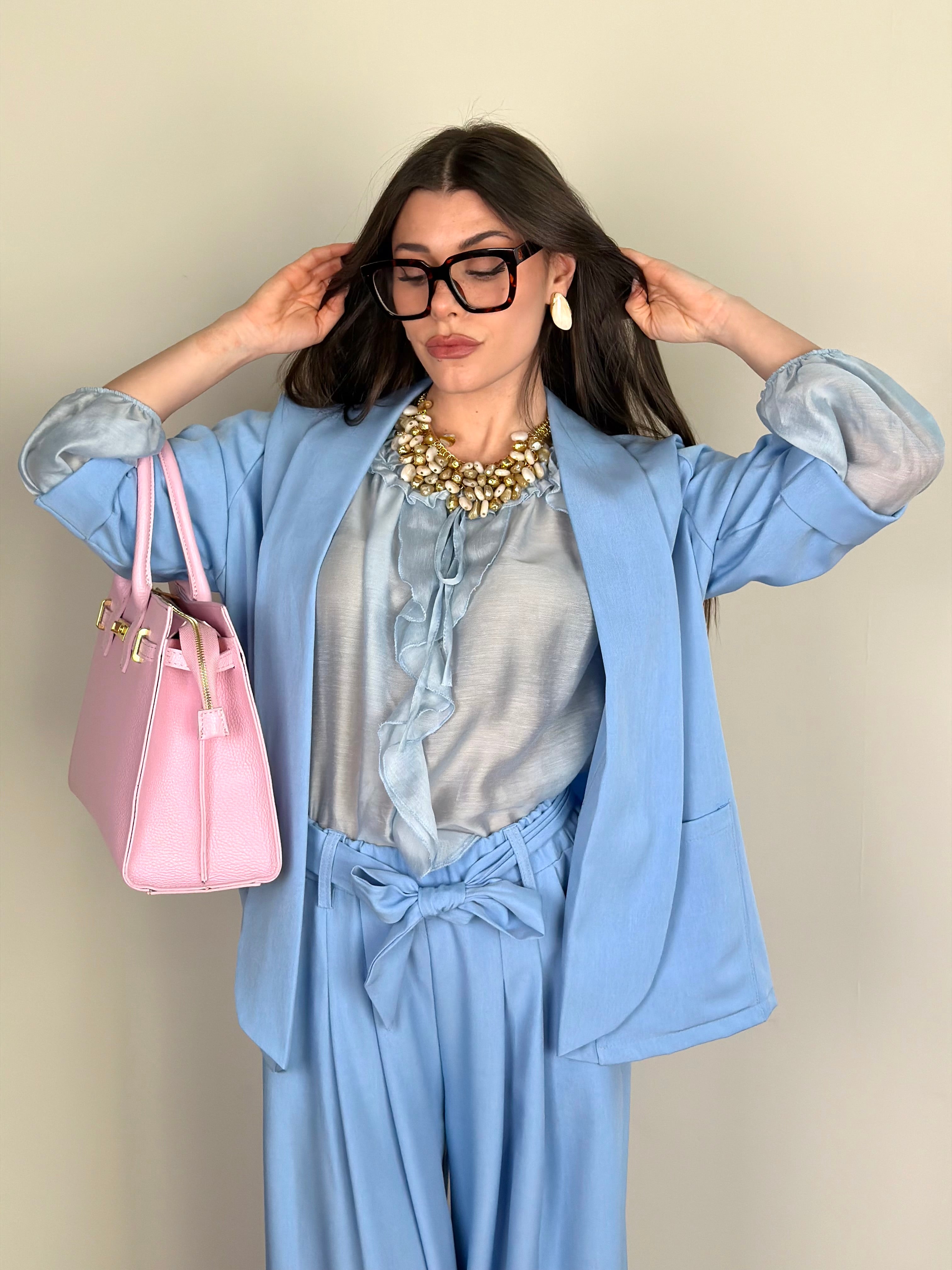 Giacca Urban celeste