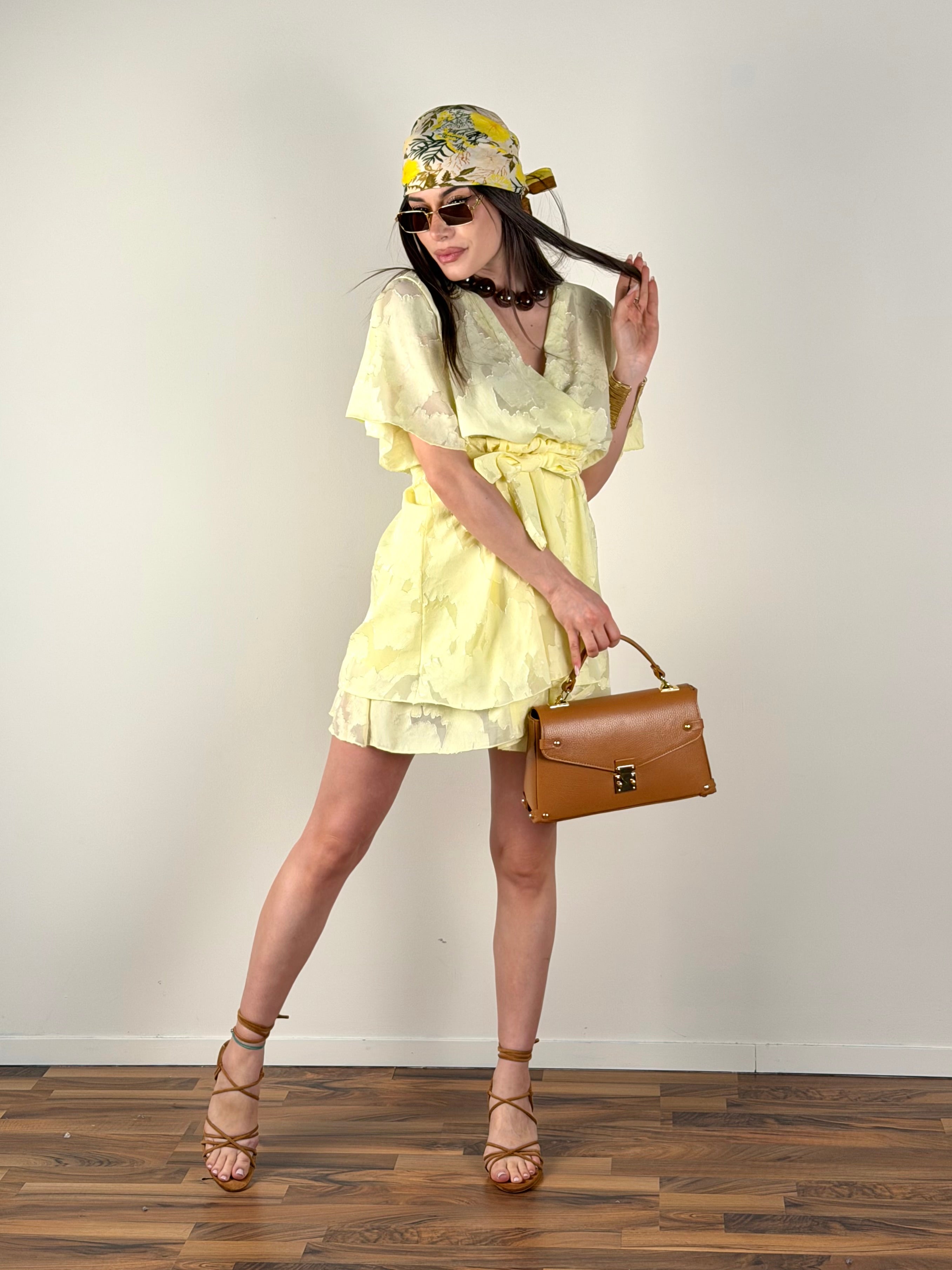 Abito Boho giallo