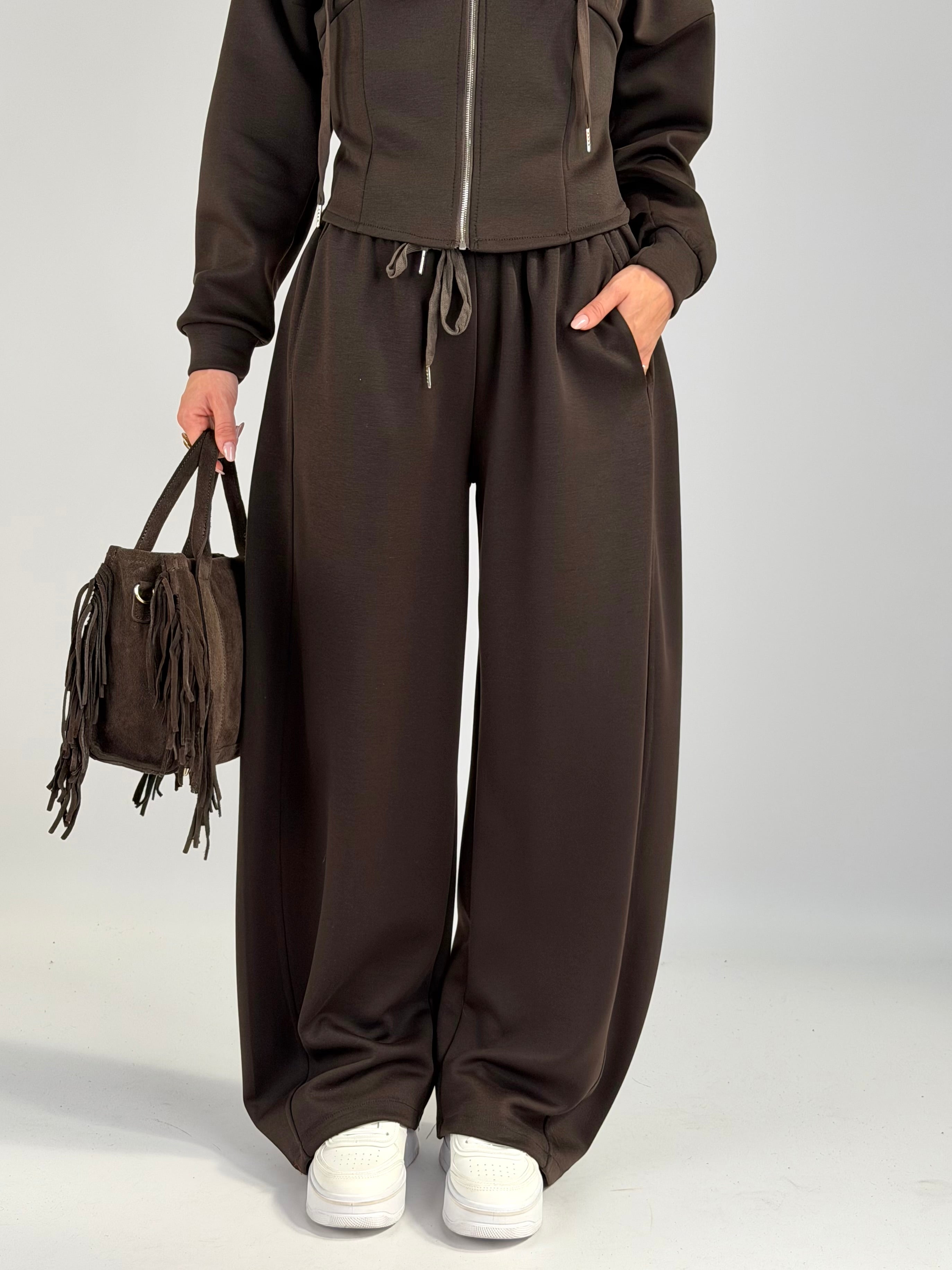 Pantalone tuta Evelyn moro