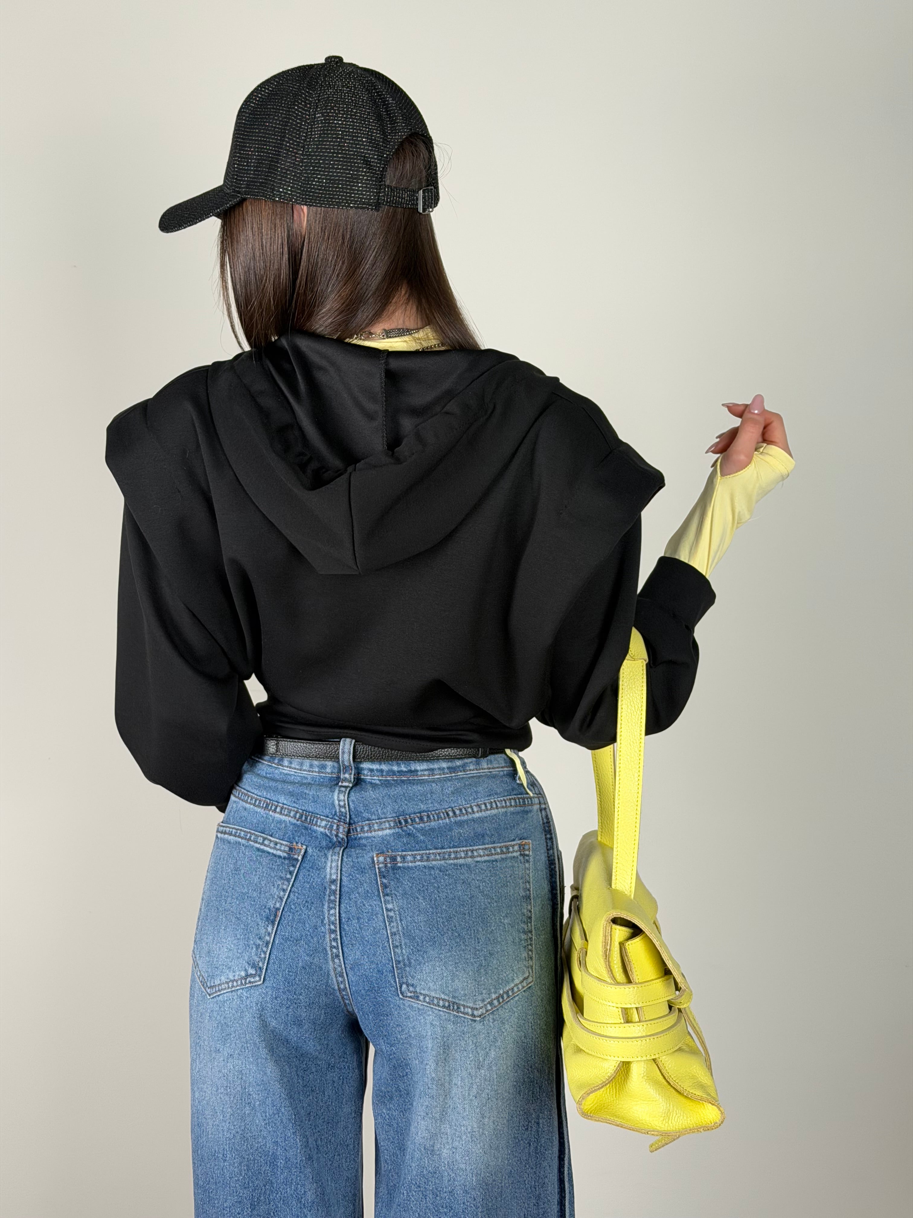 Felpa Rubacuori nera