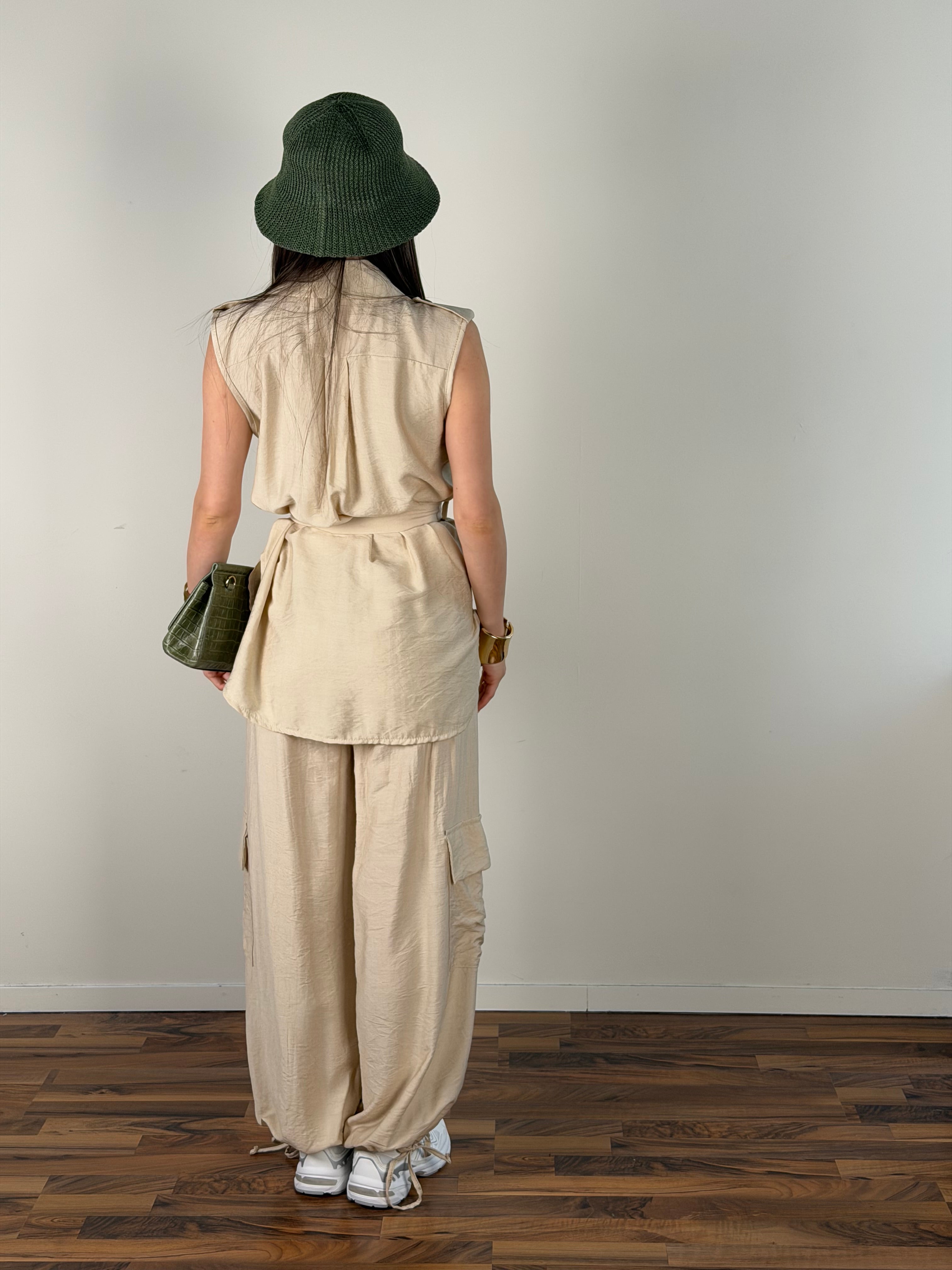 Pantalone Twist beige