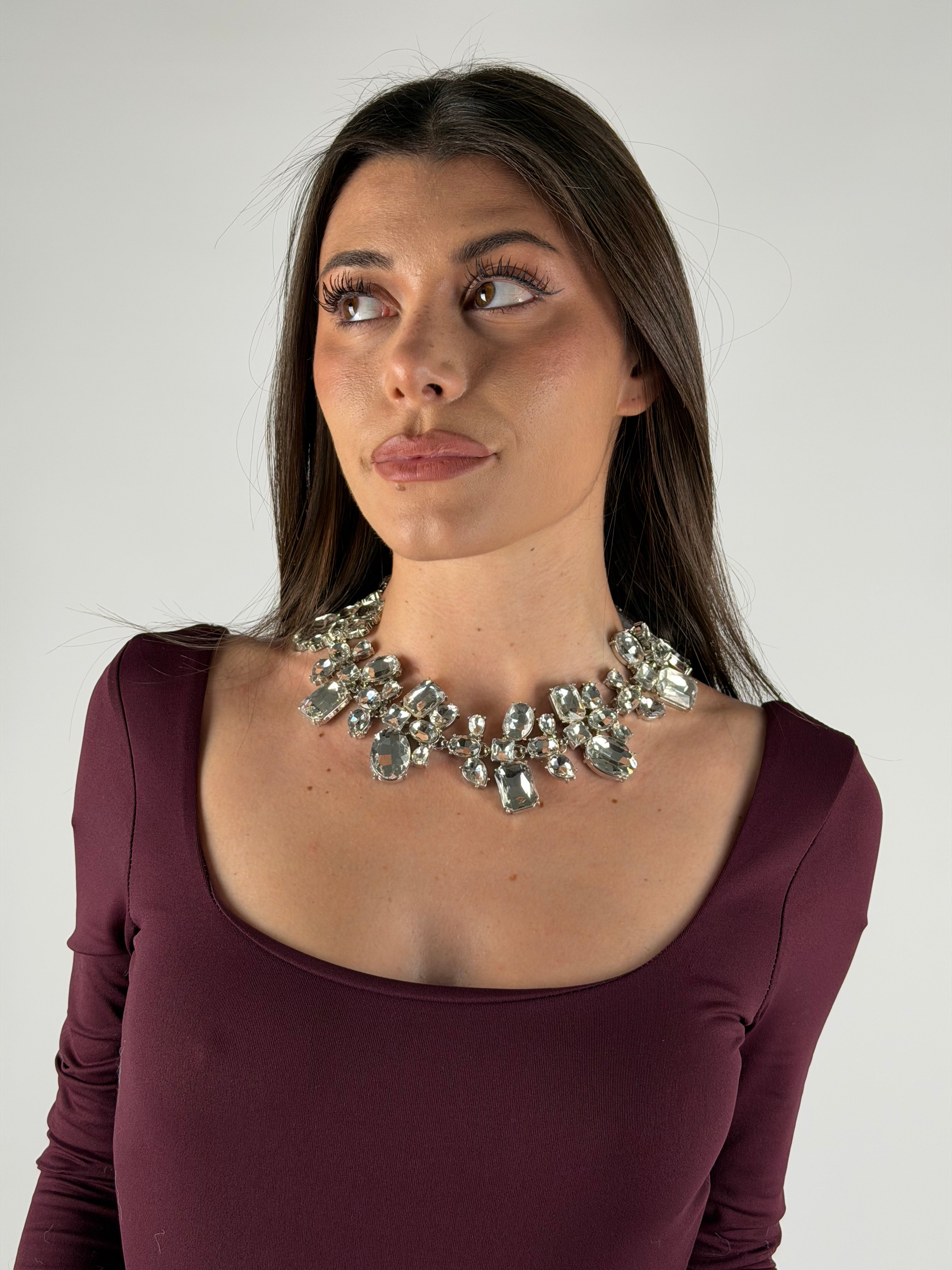 Collana pietre luminose - 2 colori