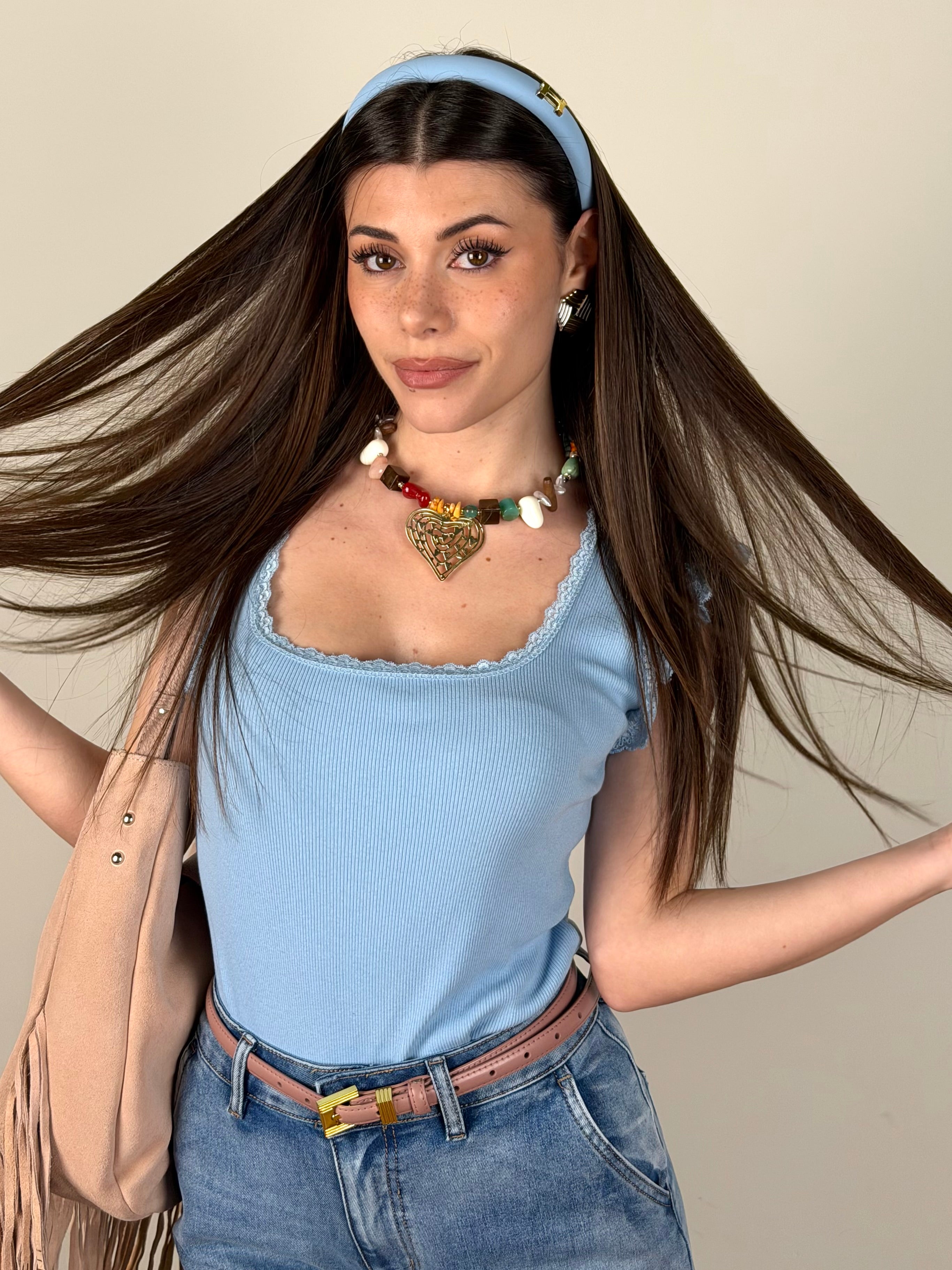 Maglia Carol celeste