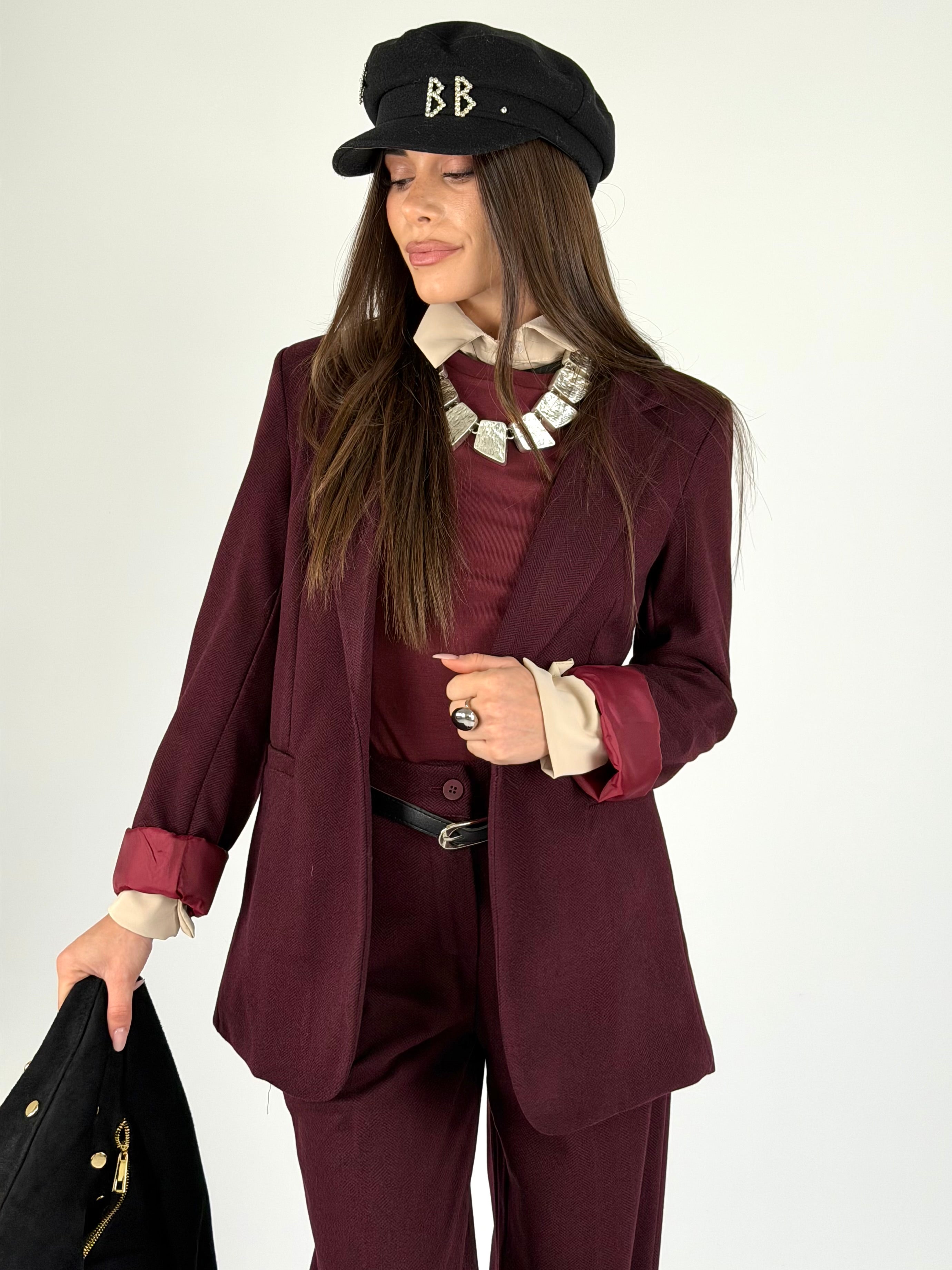 Giacca completo Lumy bordeaux