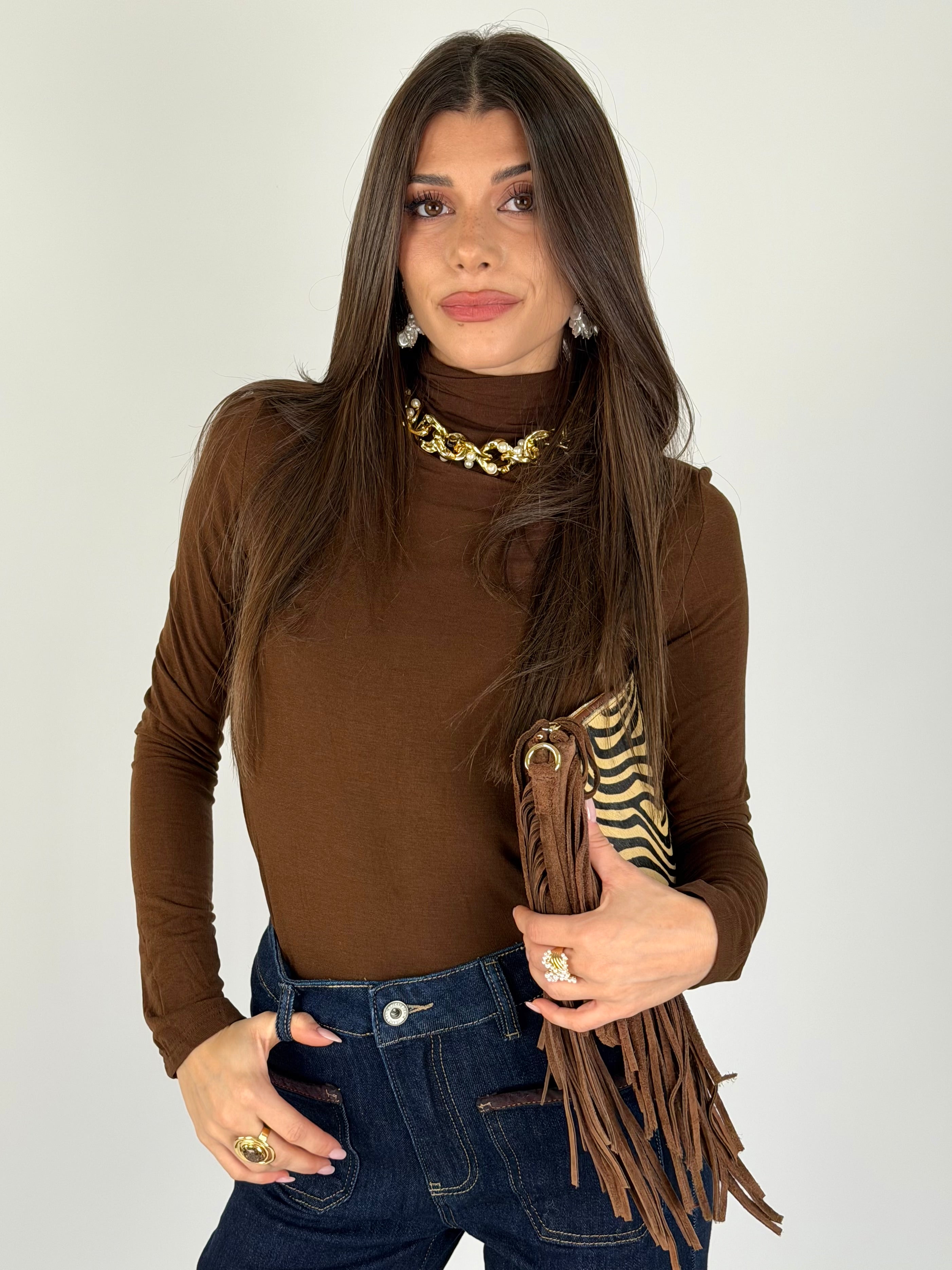 Dolcevita collo alto moro