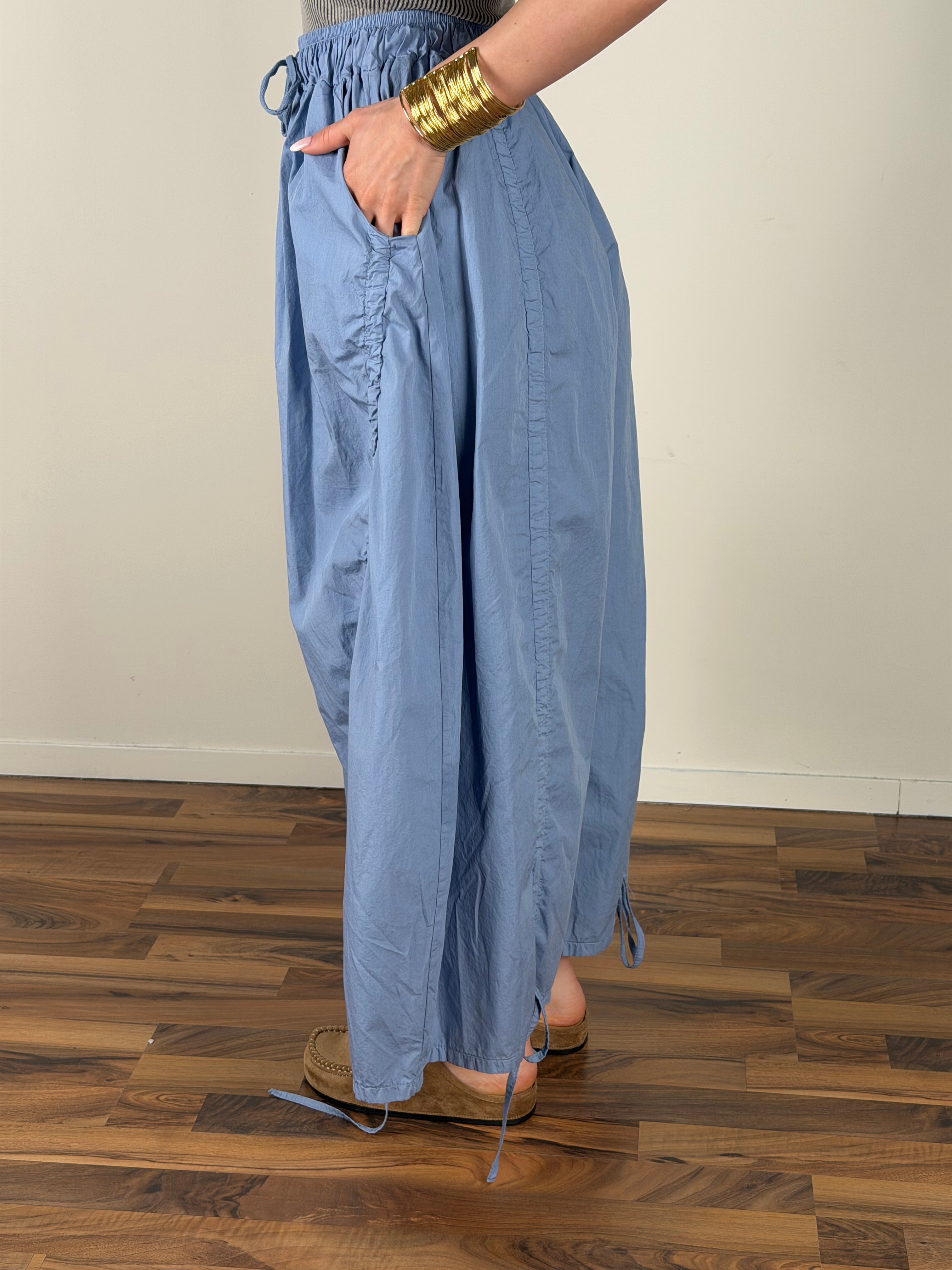Pantalone Cleo celeste