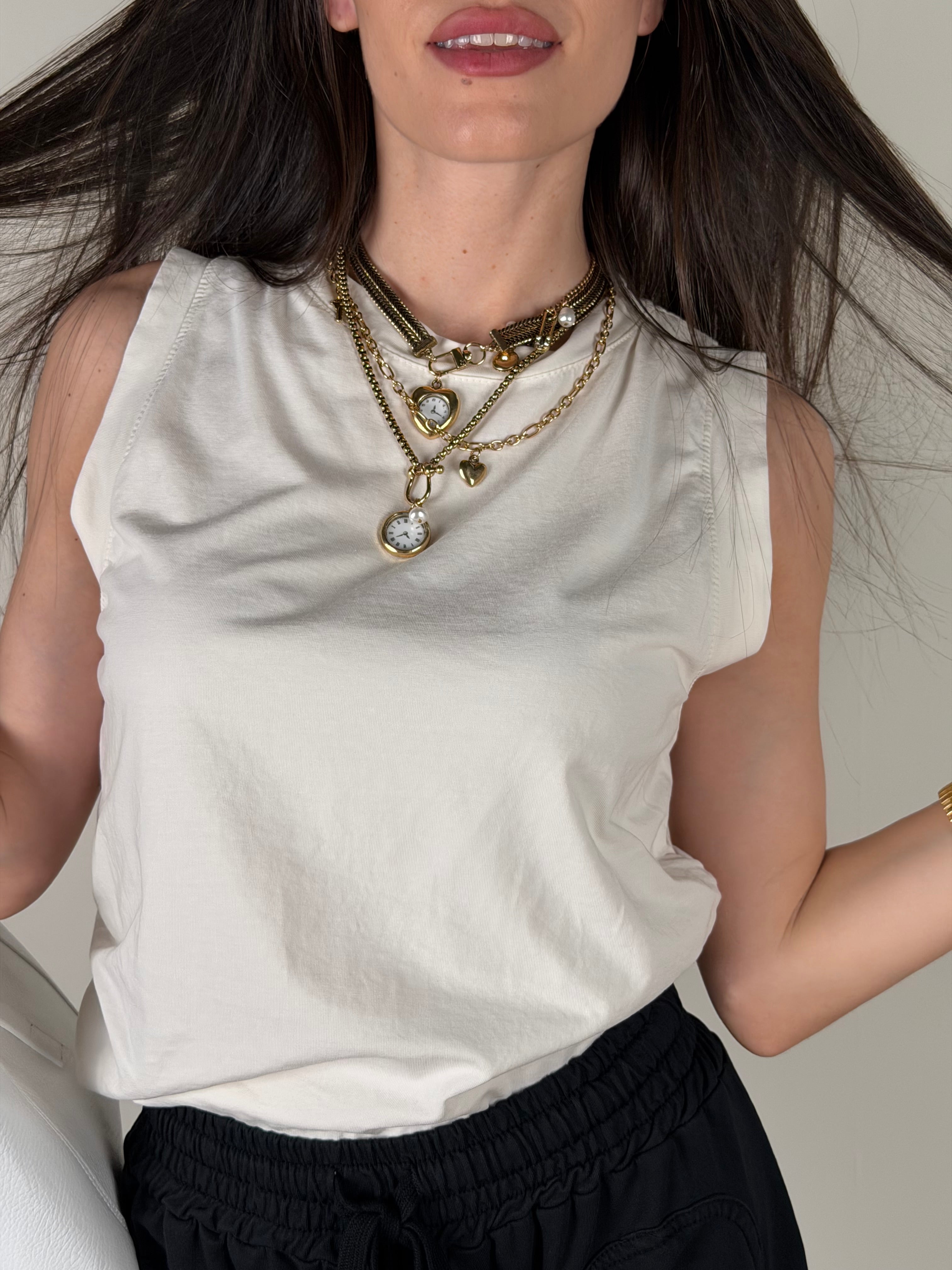Maglia Nilo bianca