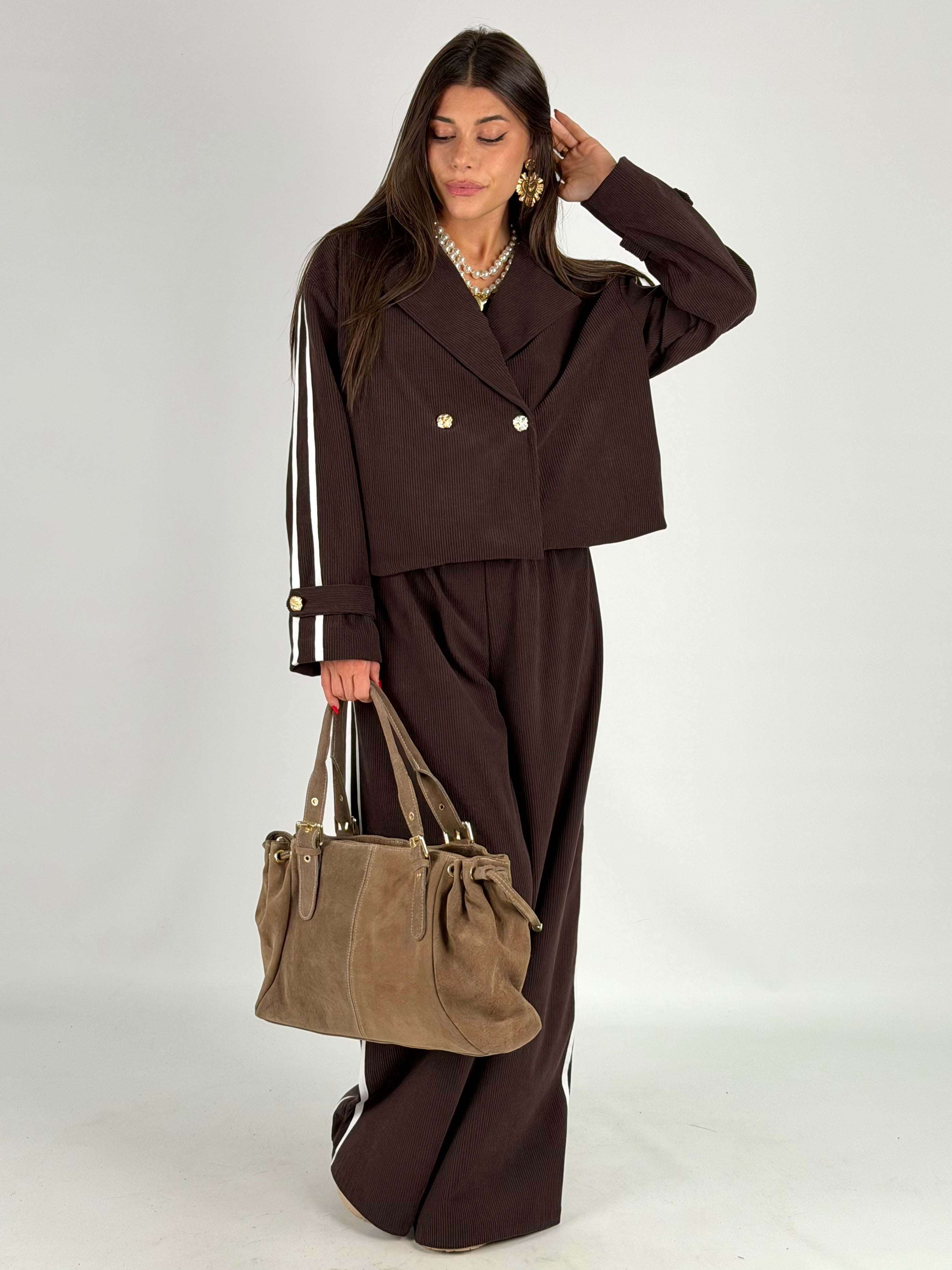 Completo Adi velluto moro