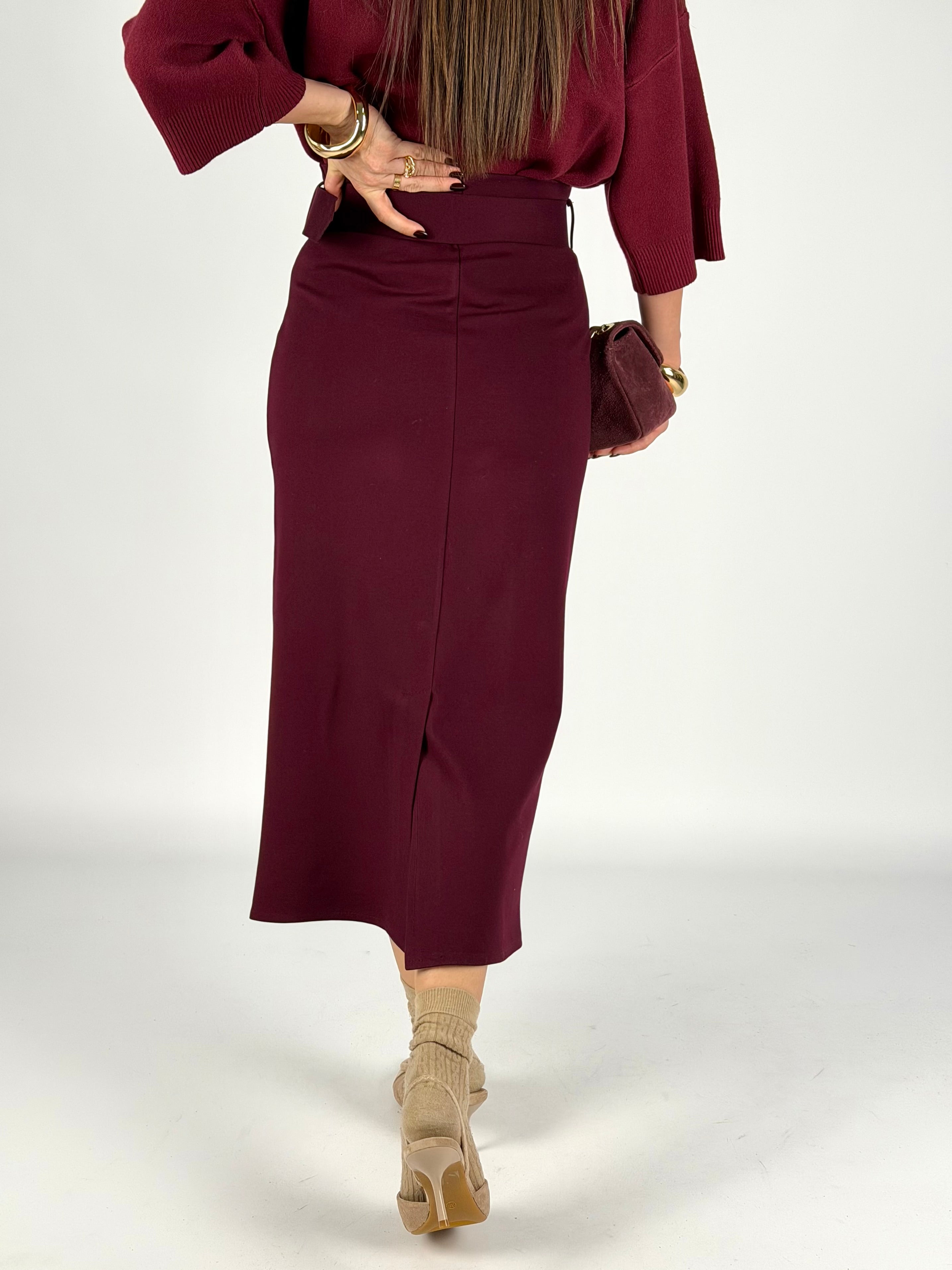 Gonna Amelie bordeaux