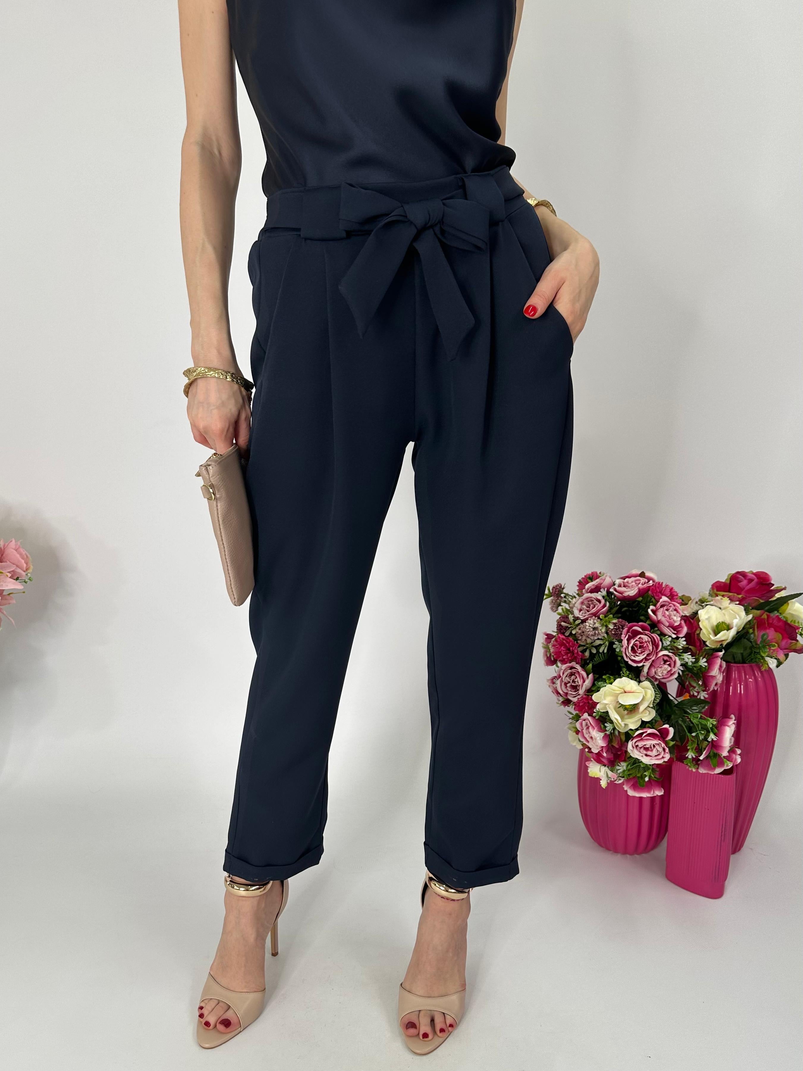 Pantalone Mon Amour blu notte