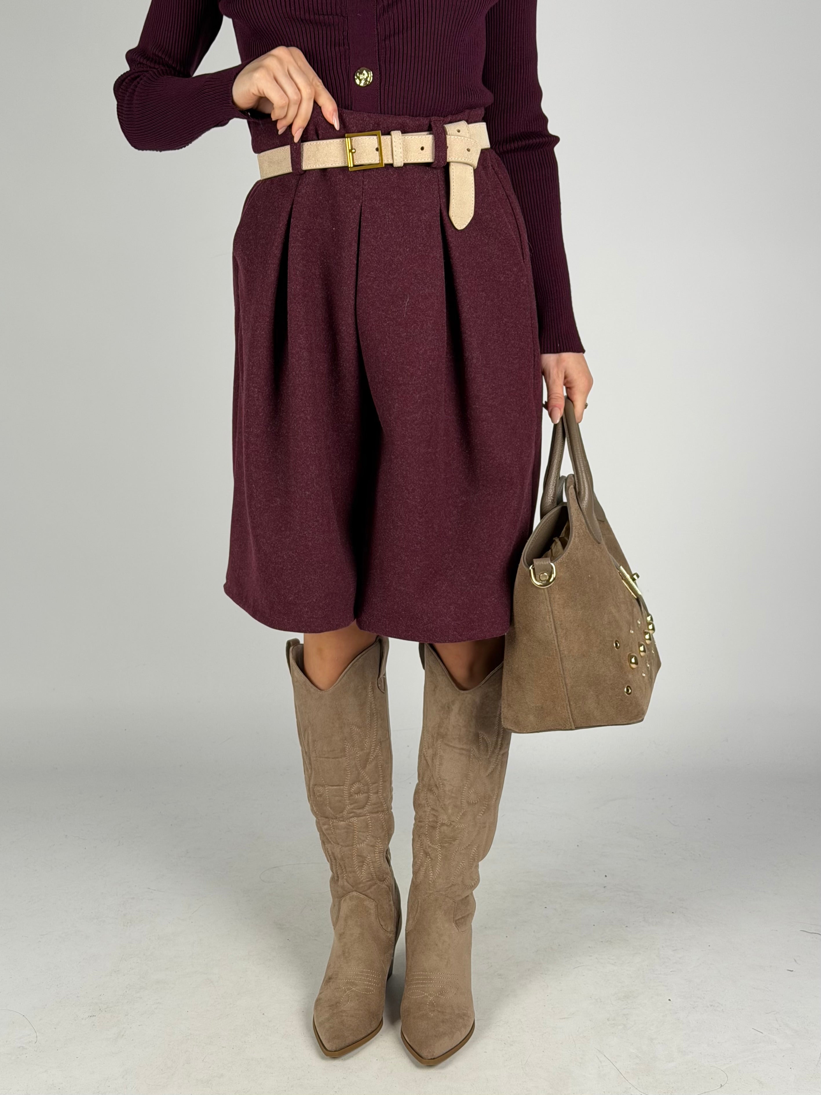 Bermuda Lusilla bordeaux