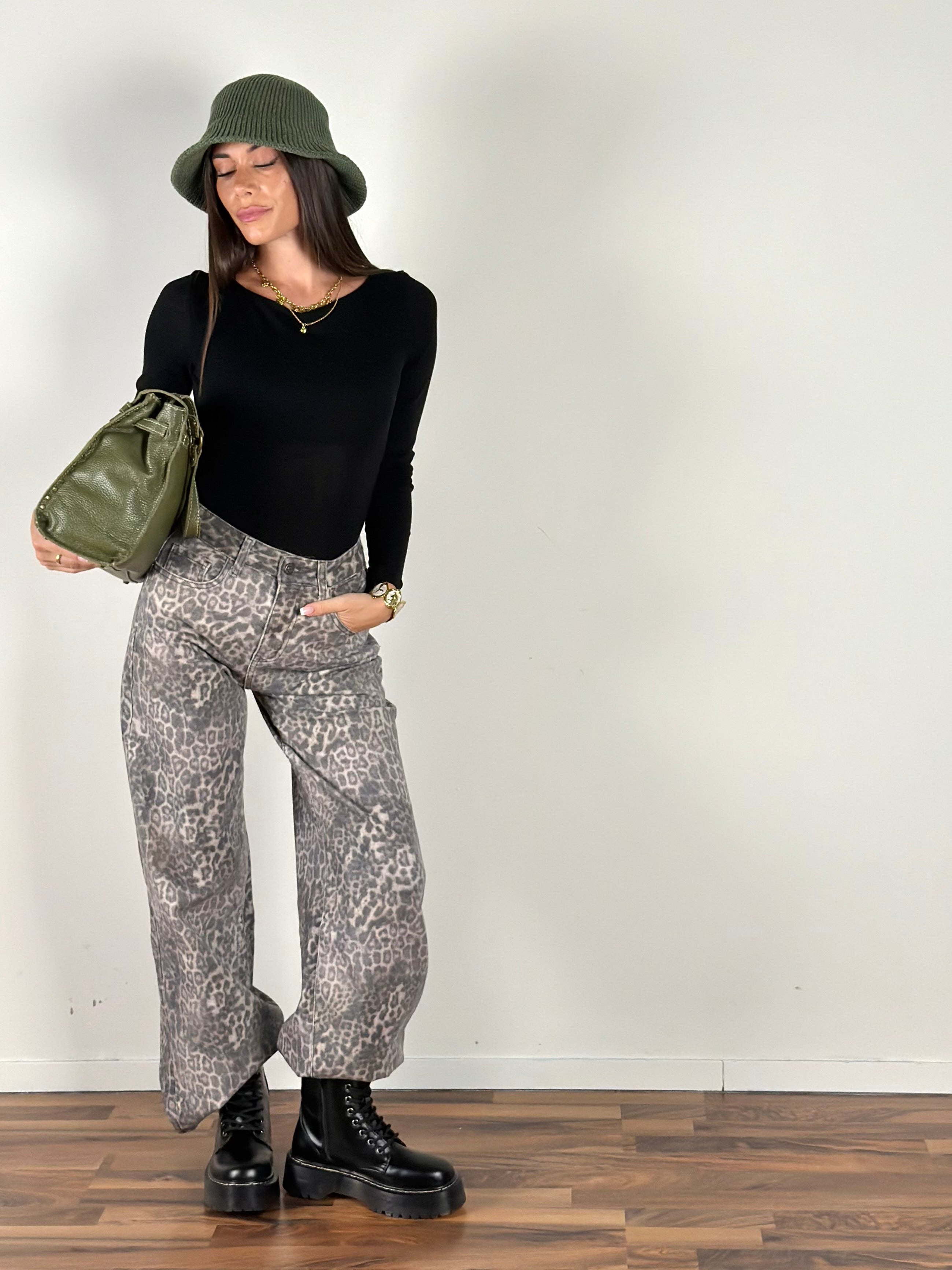 Jeans Animalier Hype