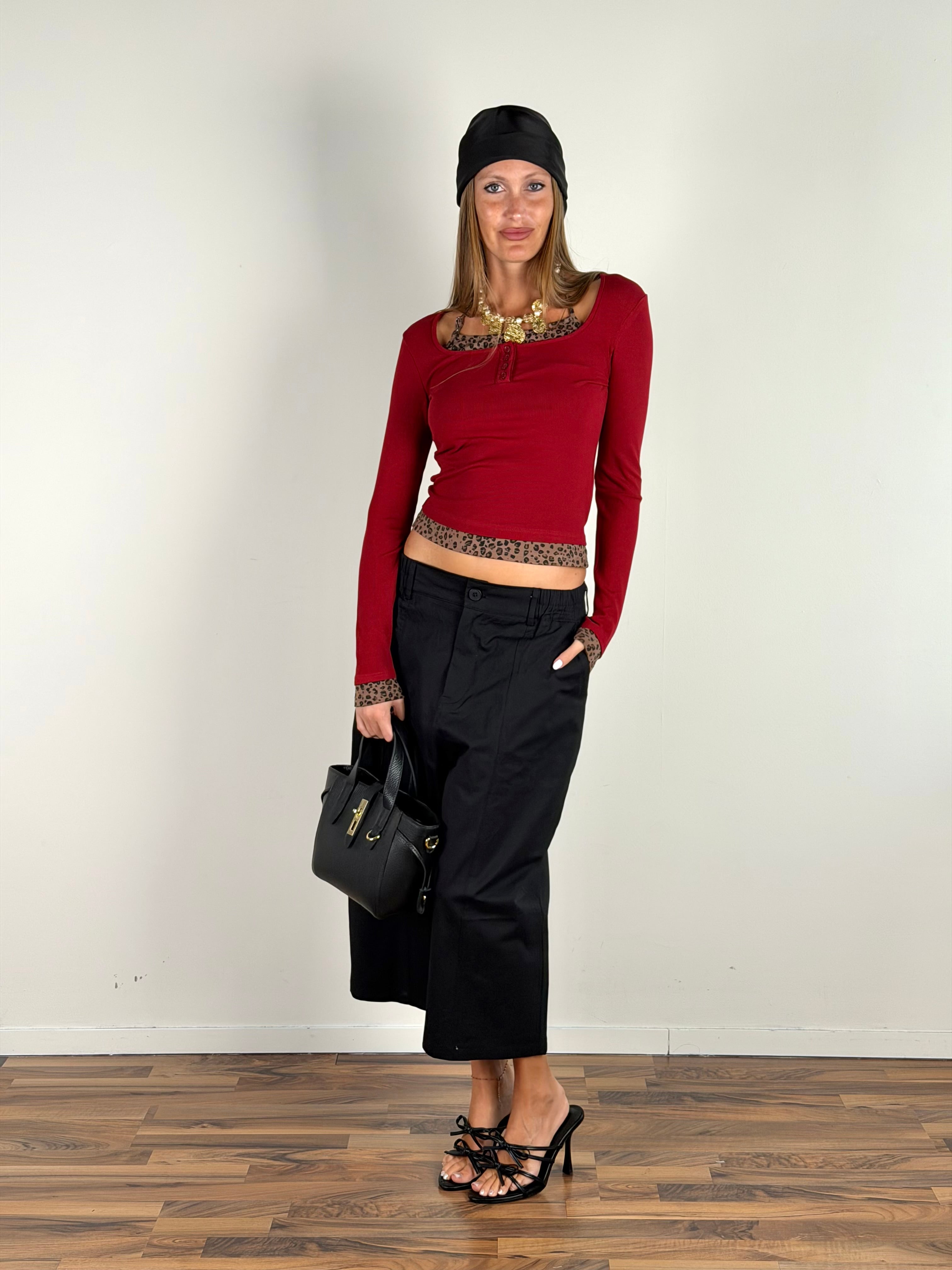 Maglia Jasmine bordeaux