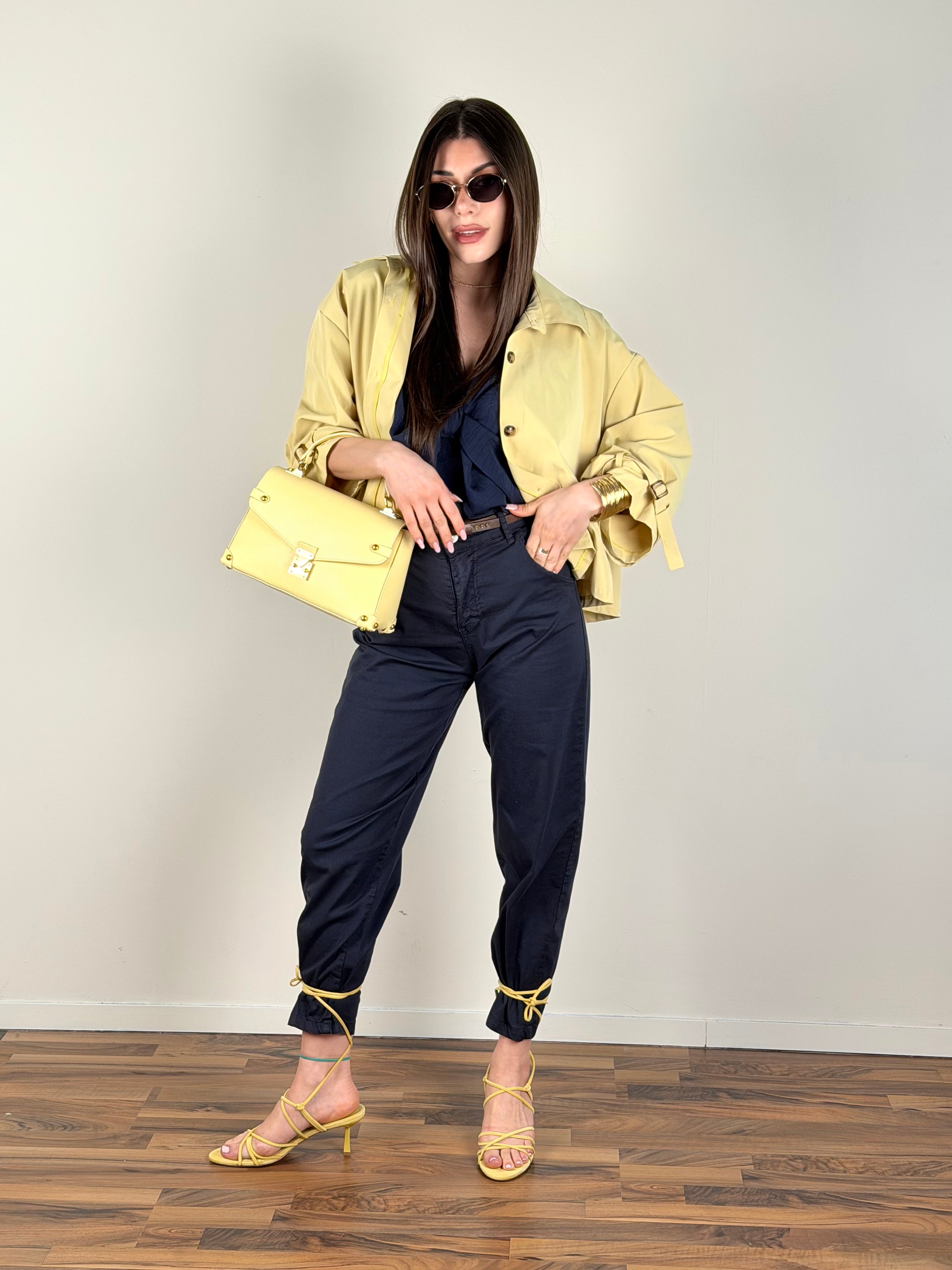 Trench Monica giallo