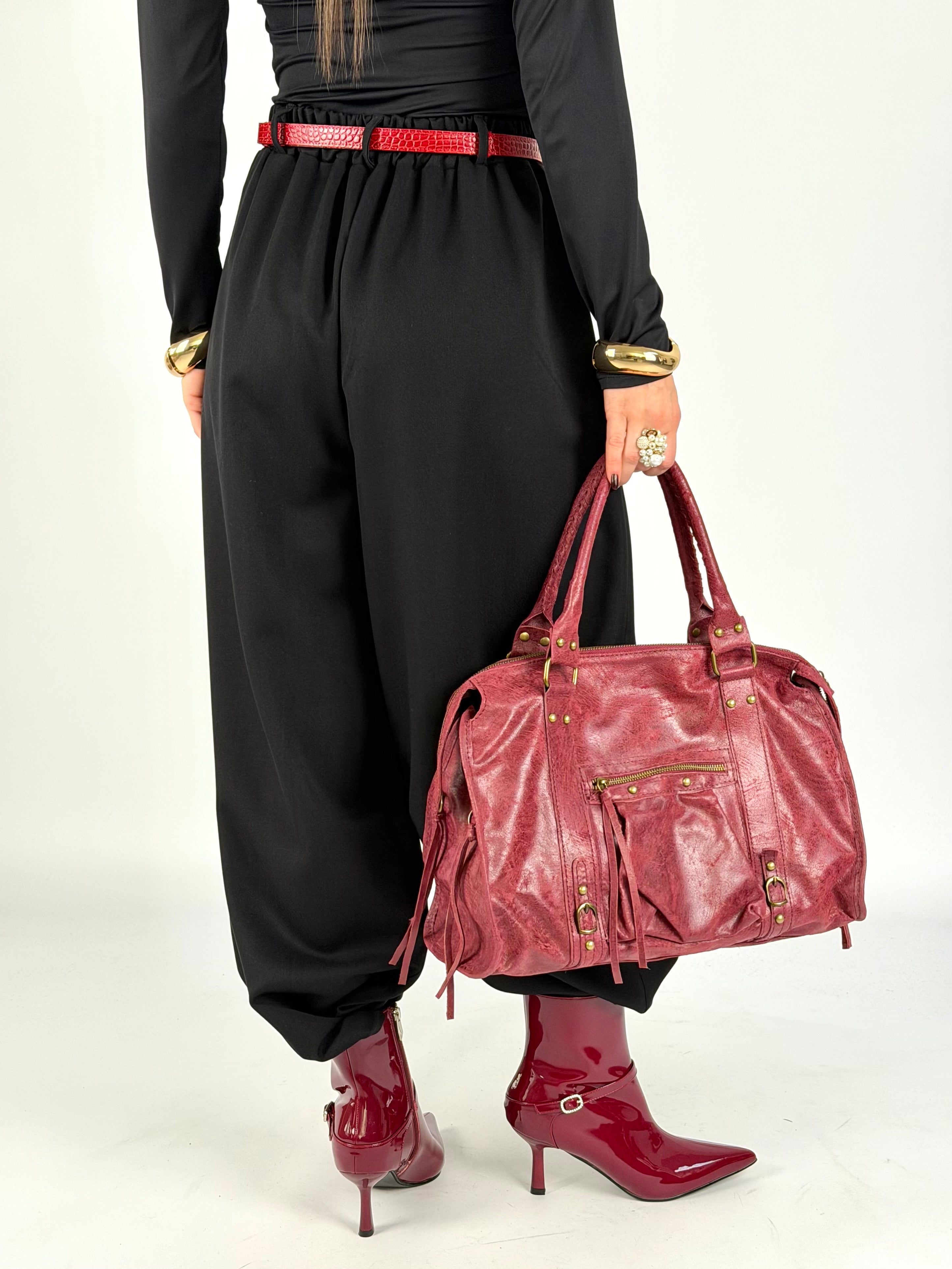 Pantalone Flora nero