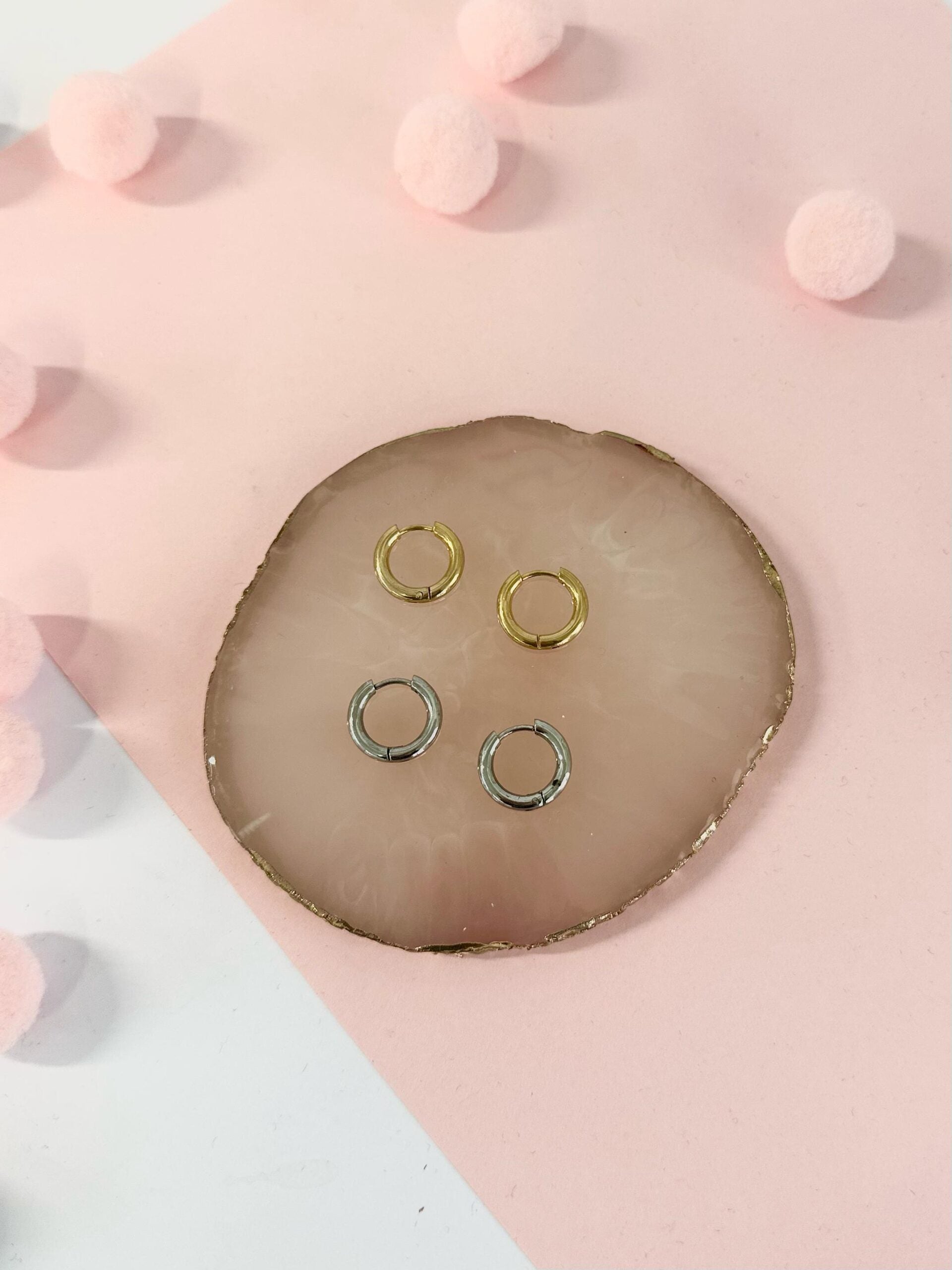Orecchini cerchio slim midi