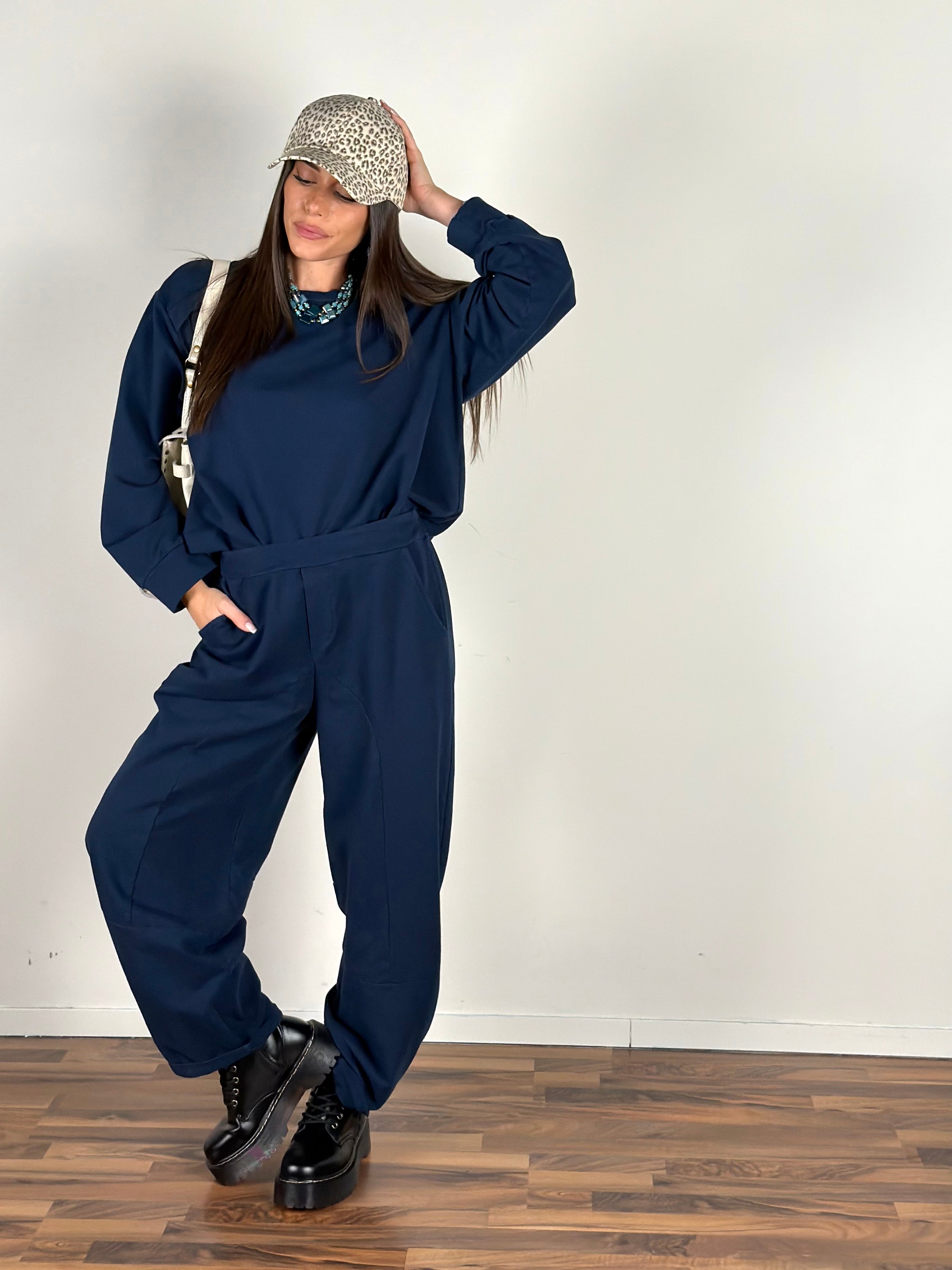 Felpa Isobel blu