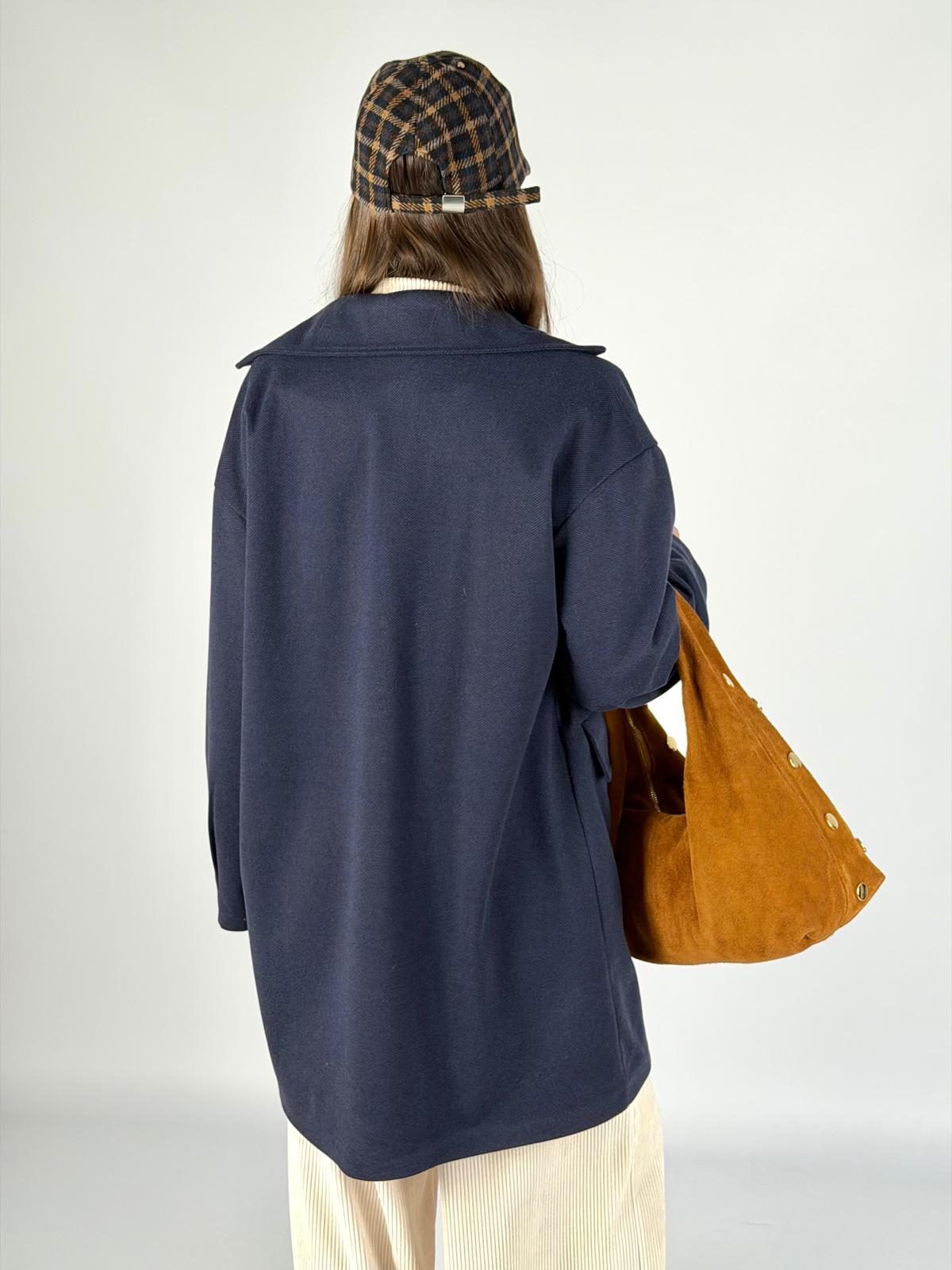 Cappotto bonton blu