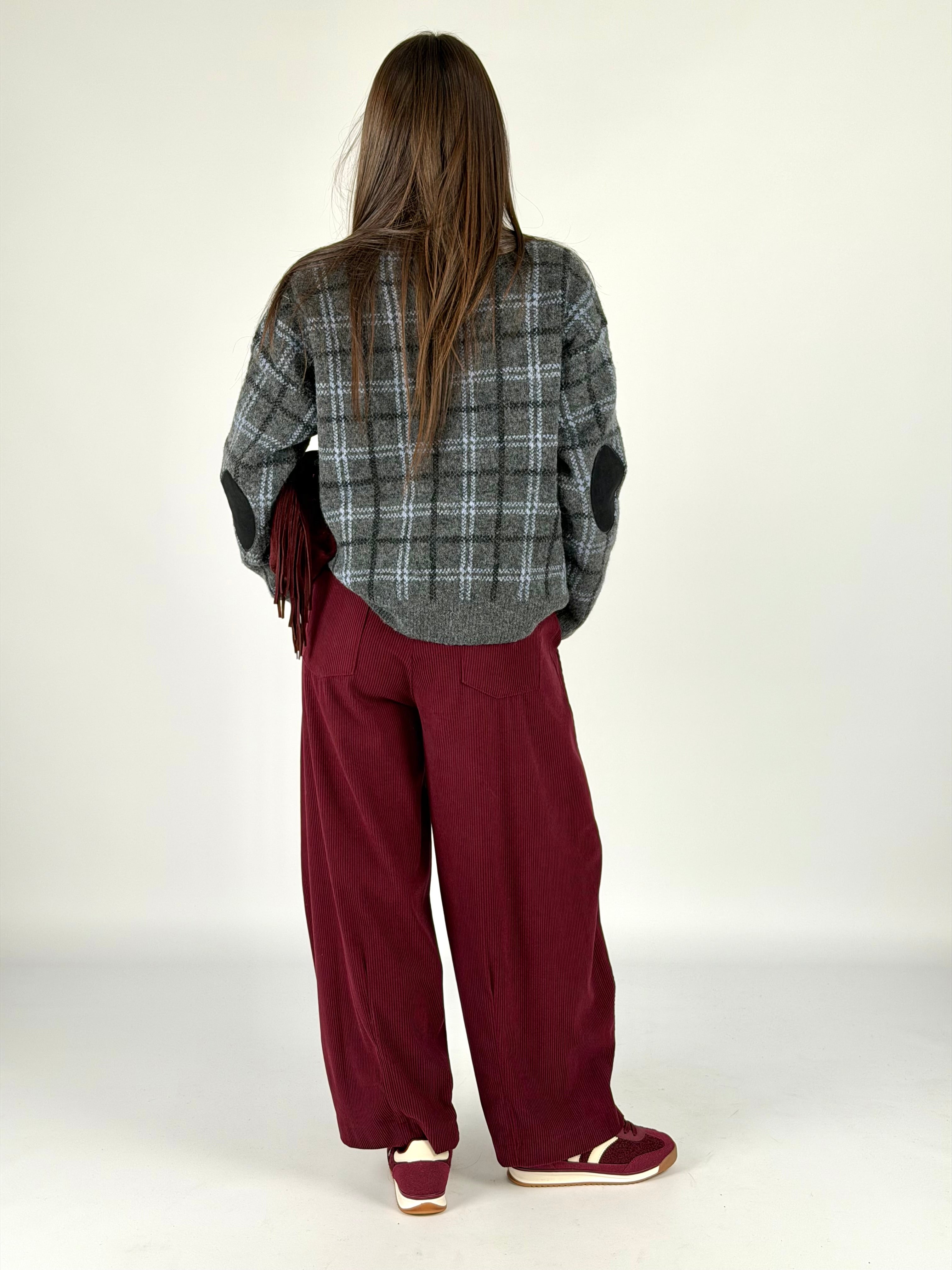 Pantalone Selene bordeaux