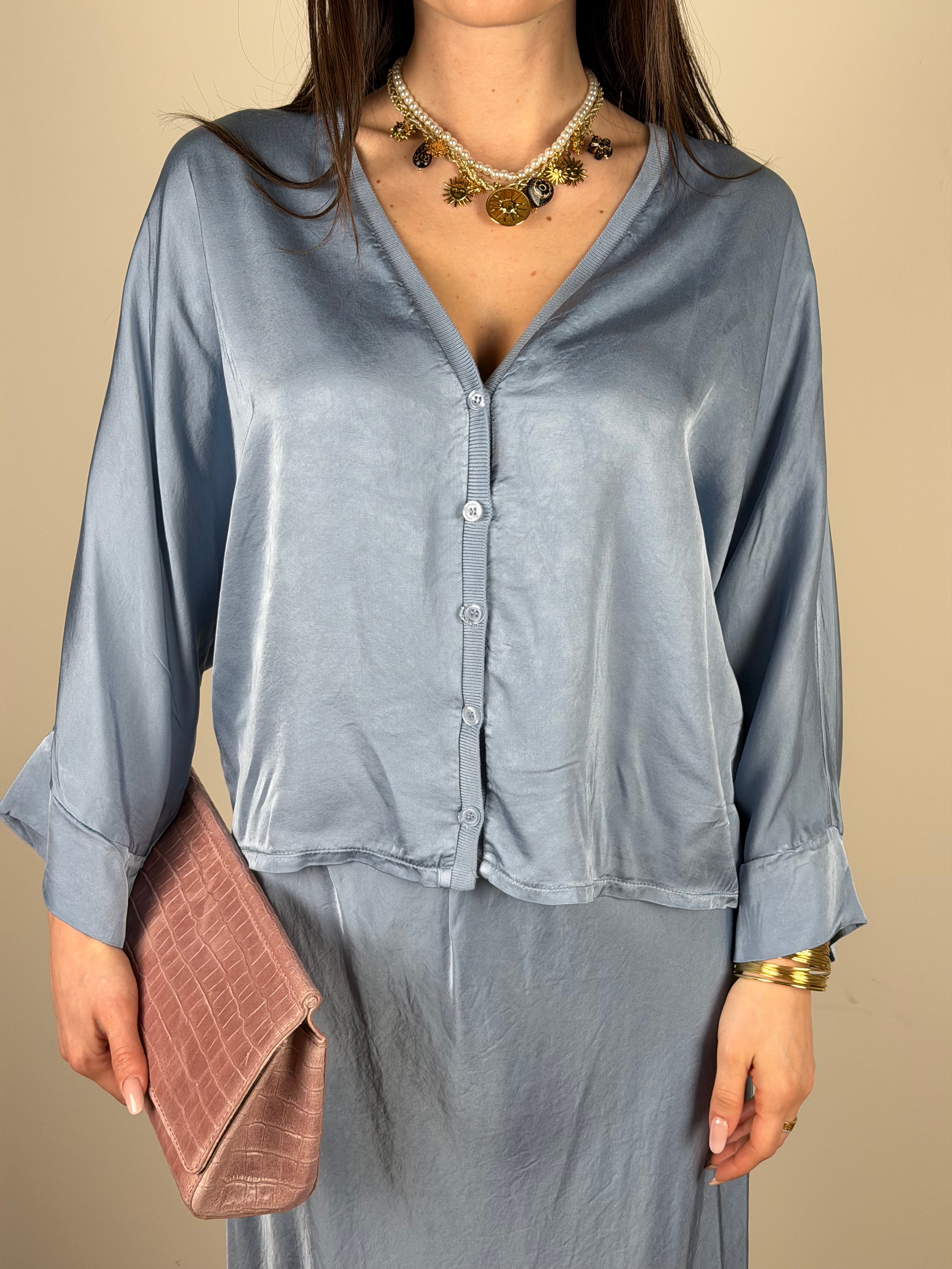 Camicia Paloma celeste