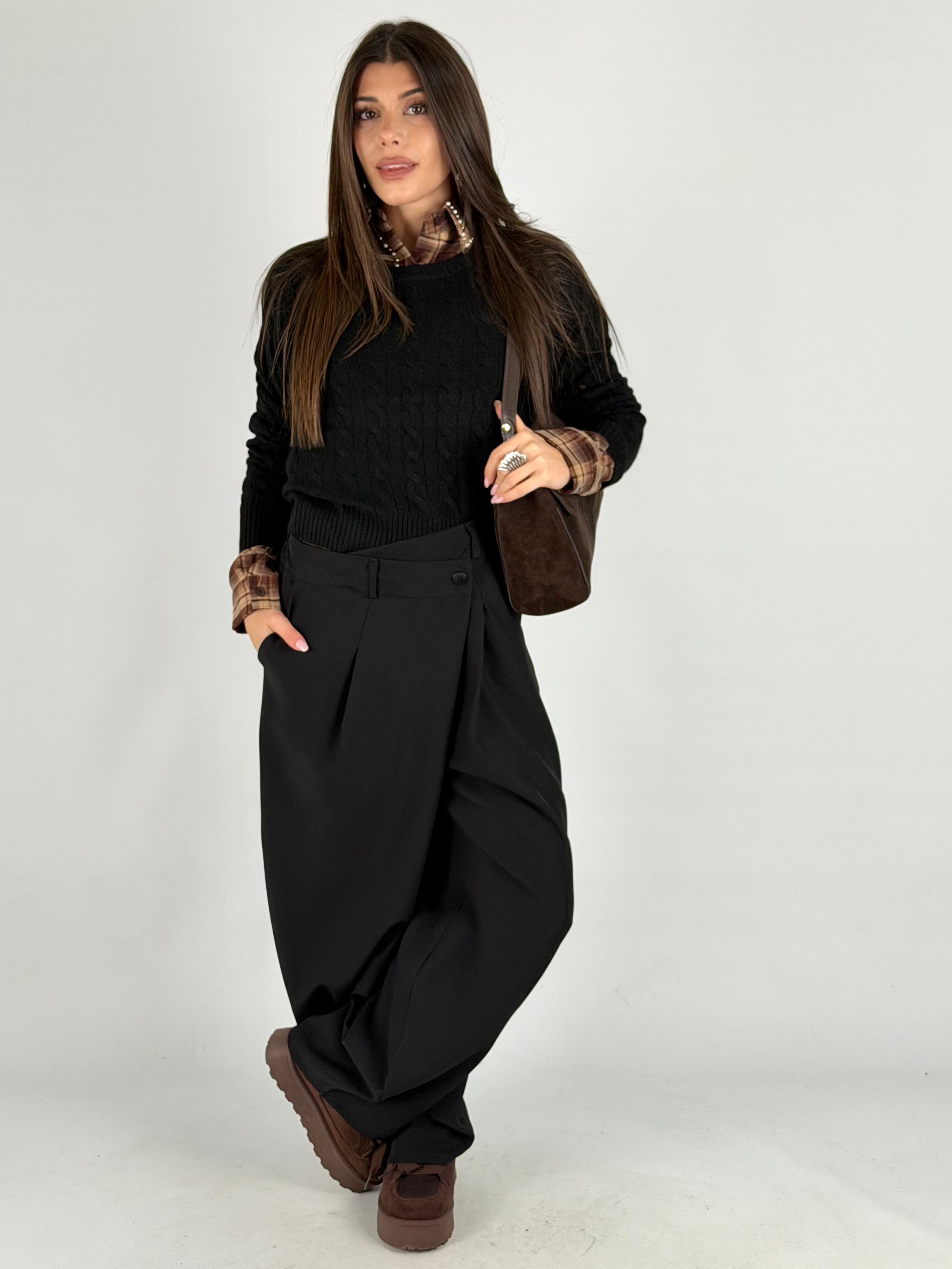 Pantalone Delia nero