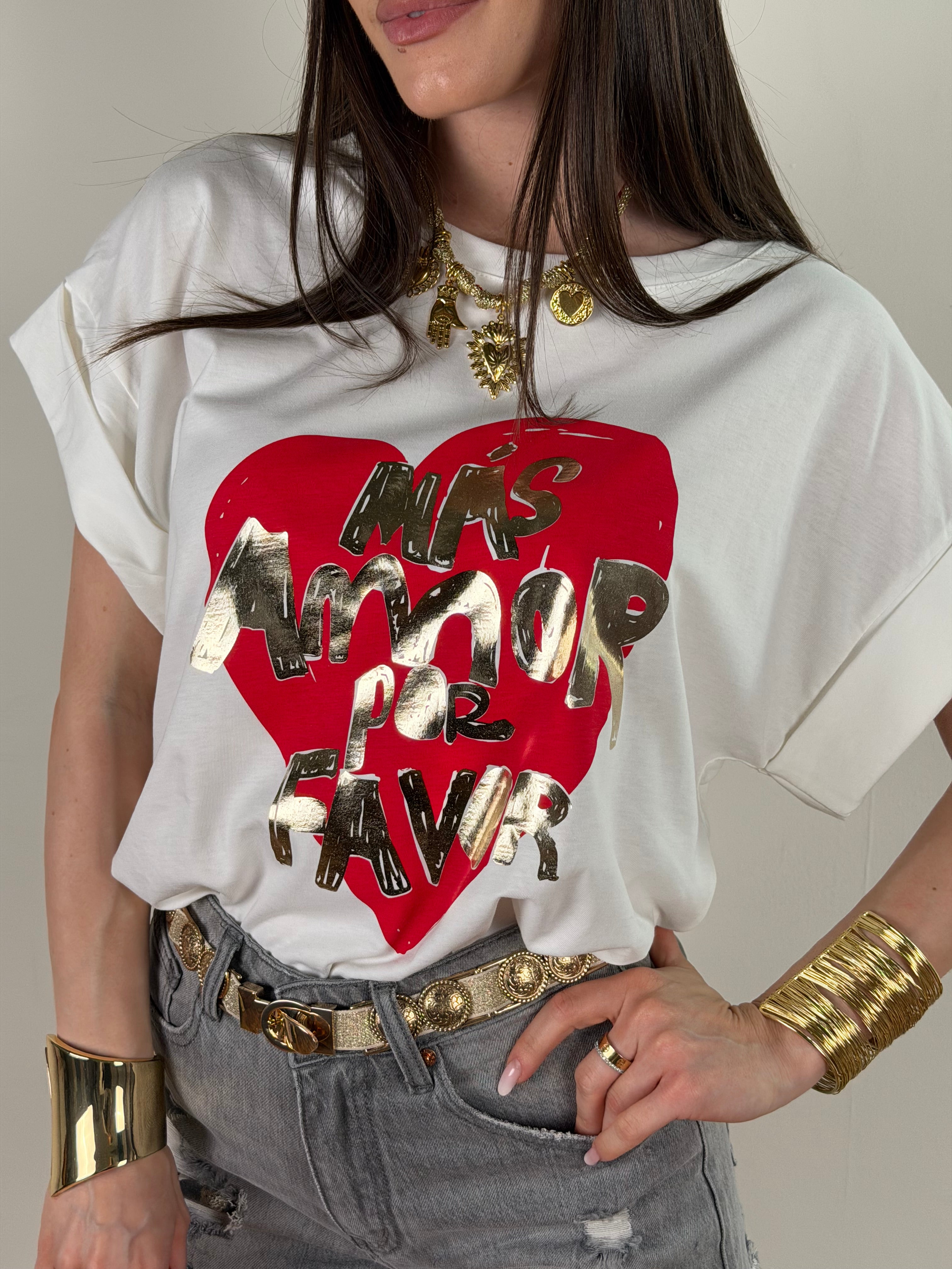 T-shirt Mas amor