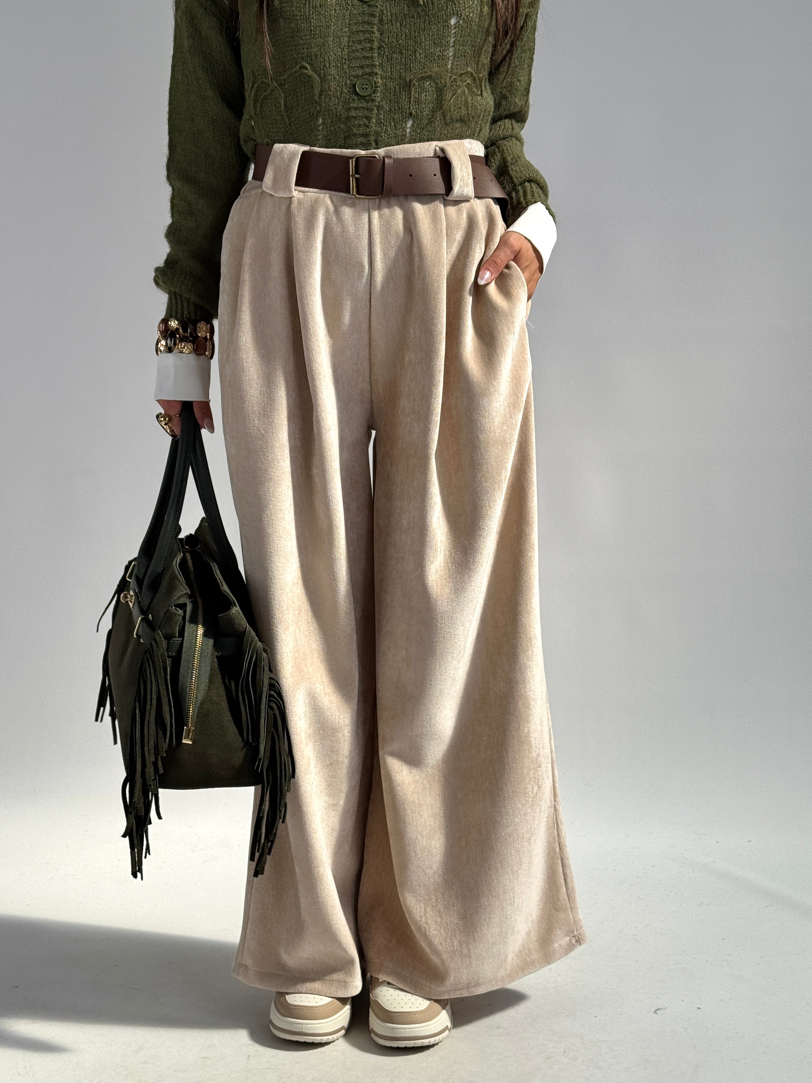 Pantalone Dayana beige