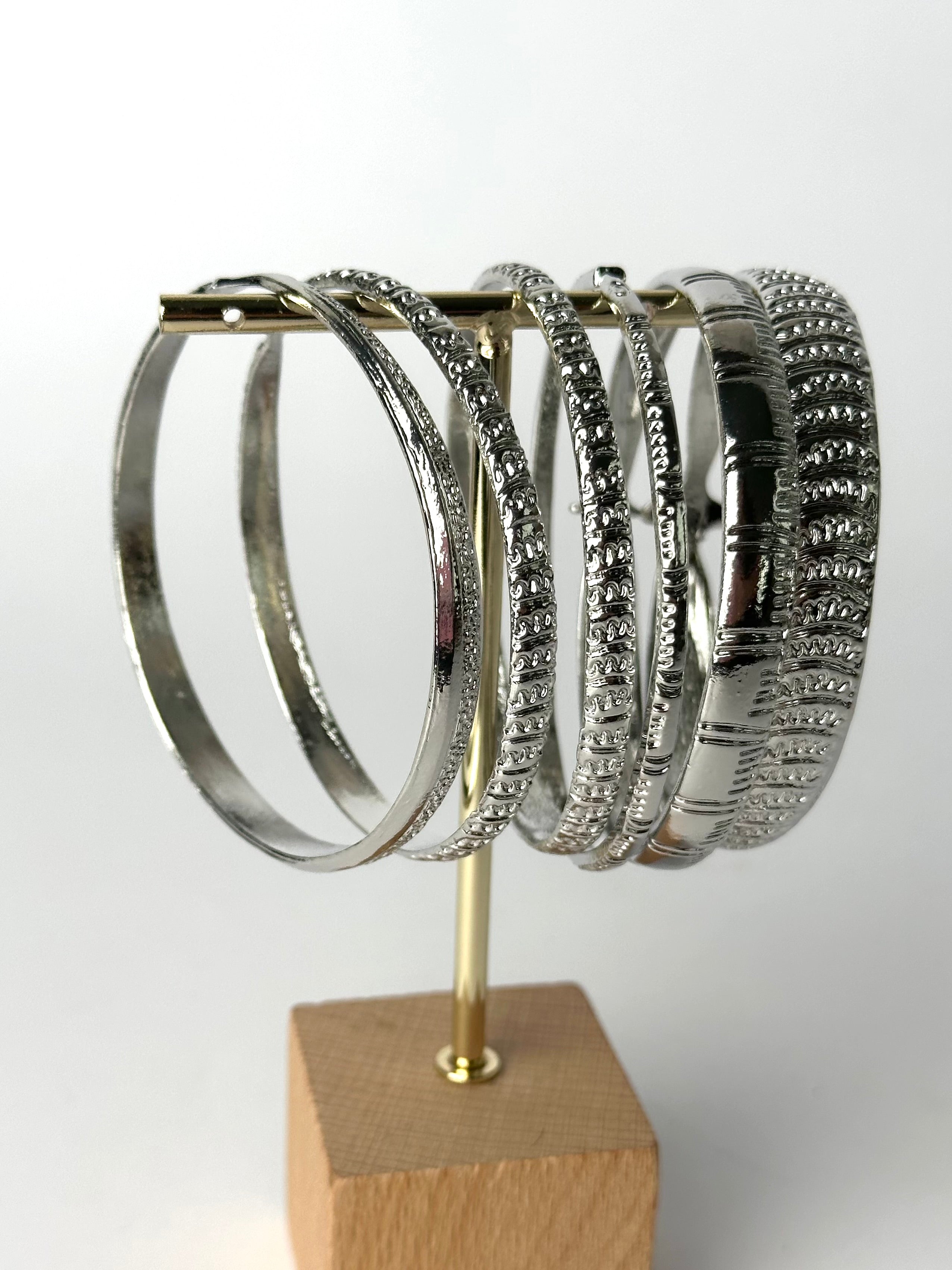 Set 6 Bracciali India argento