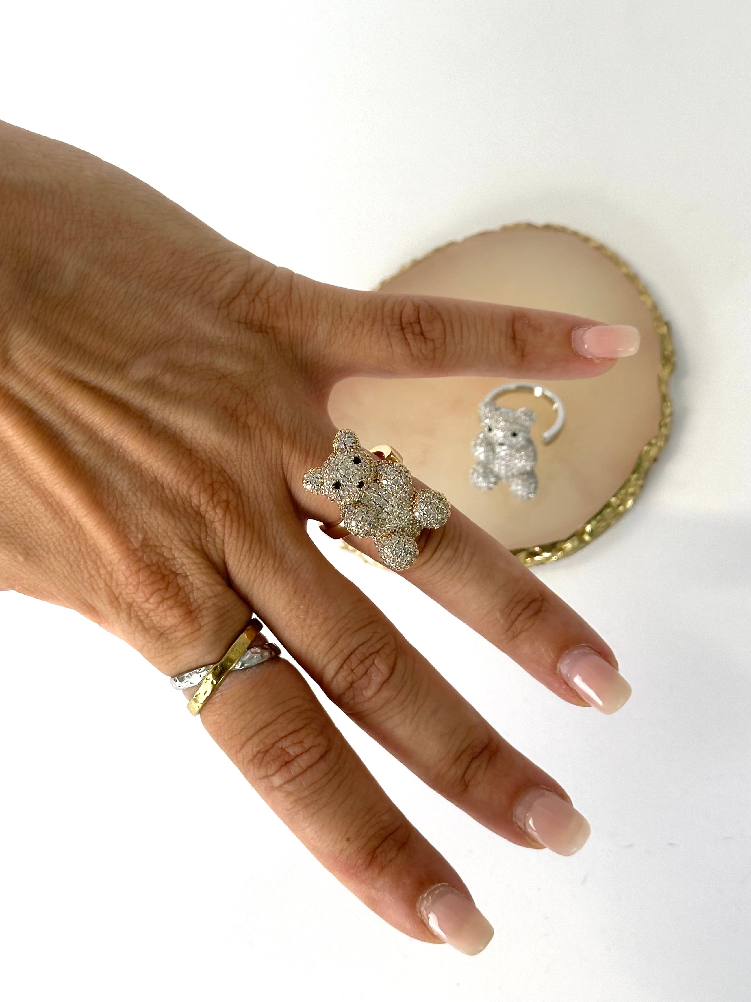 Anello maxi teddy luce