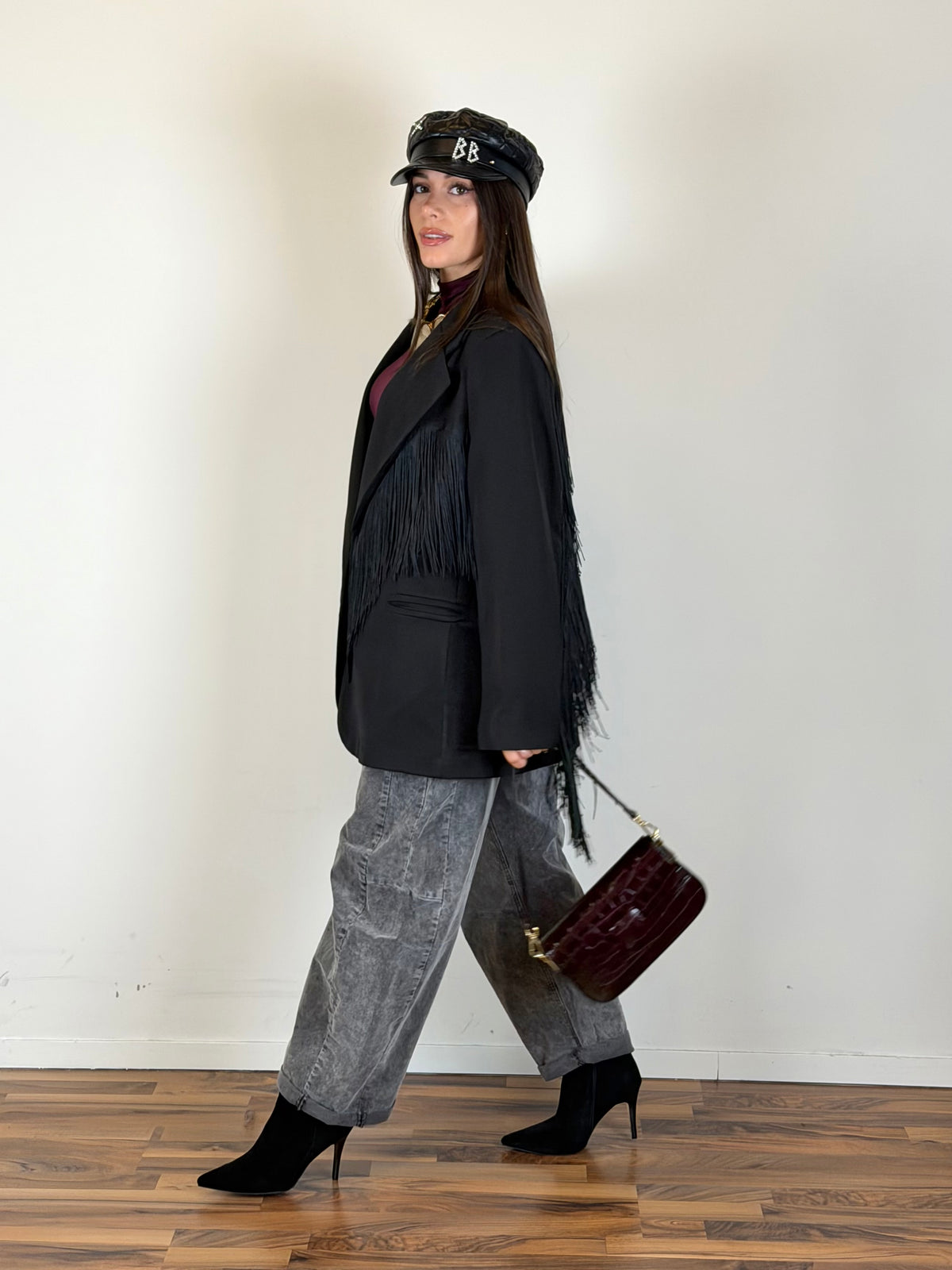 Giacca Western nero