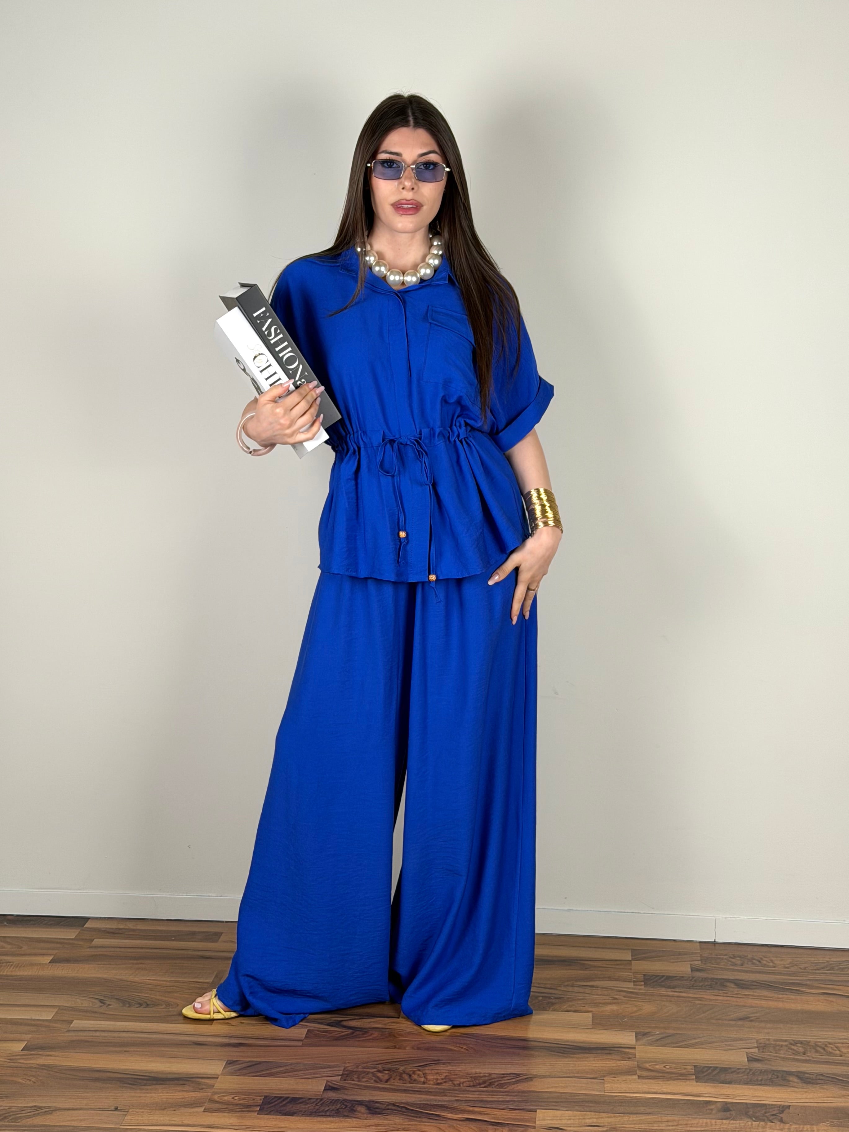 Completo Day-off blu elettrico