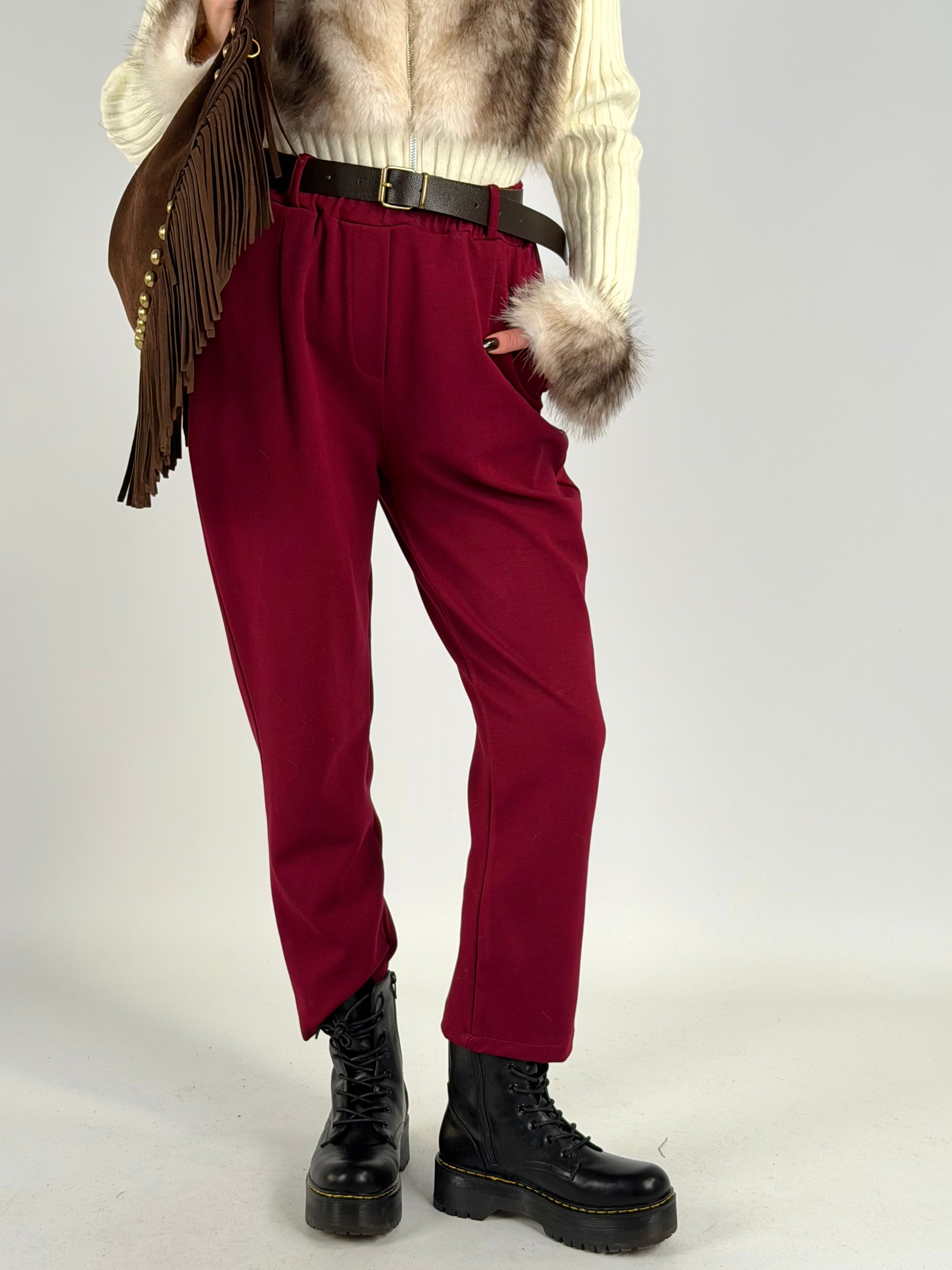 Pantalone Bangkok bordeaux