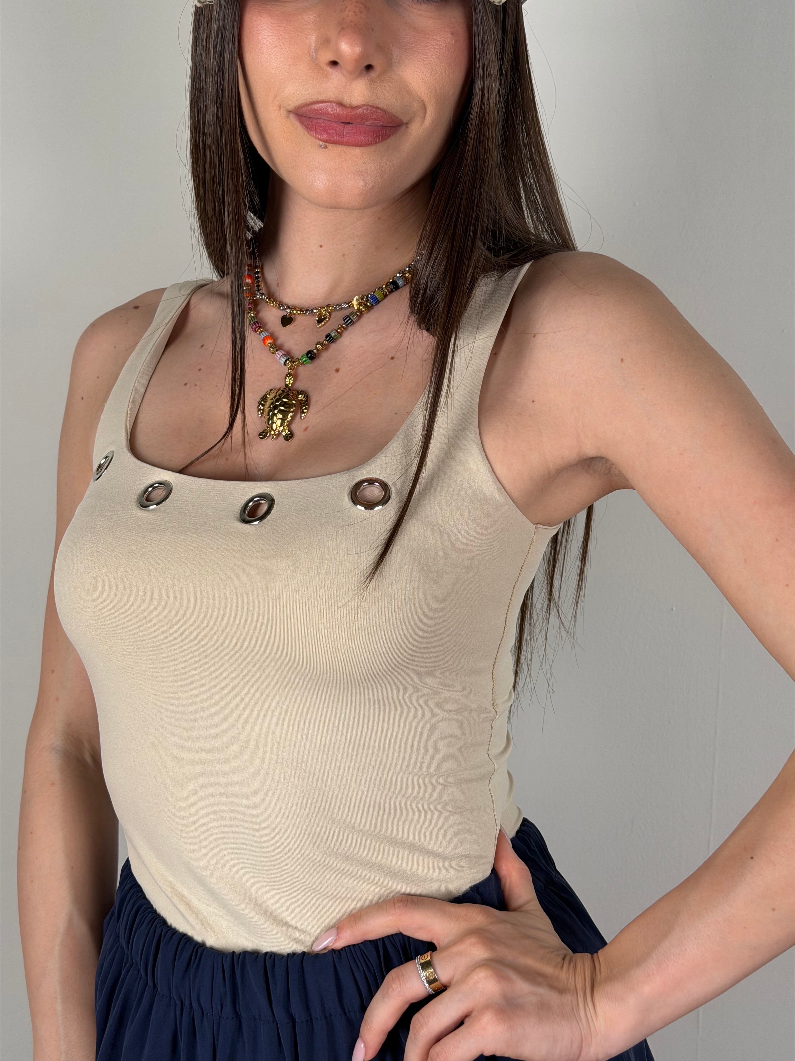 Top Scintilla beige