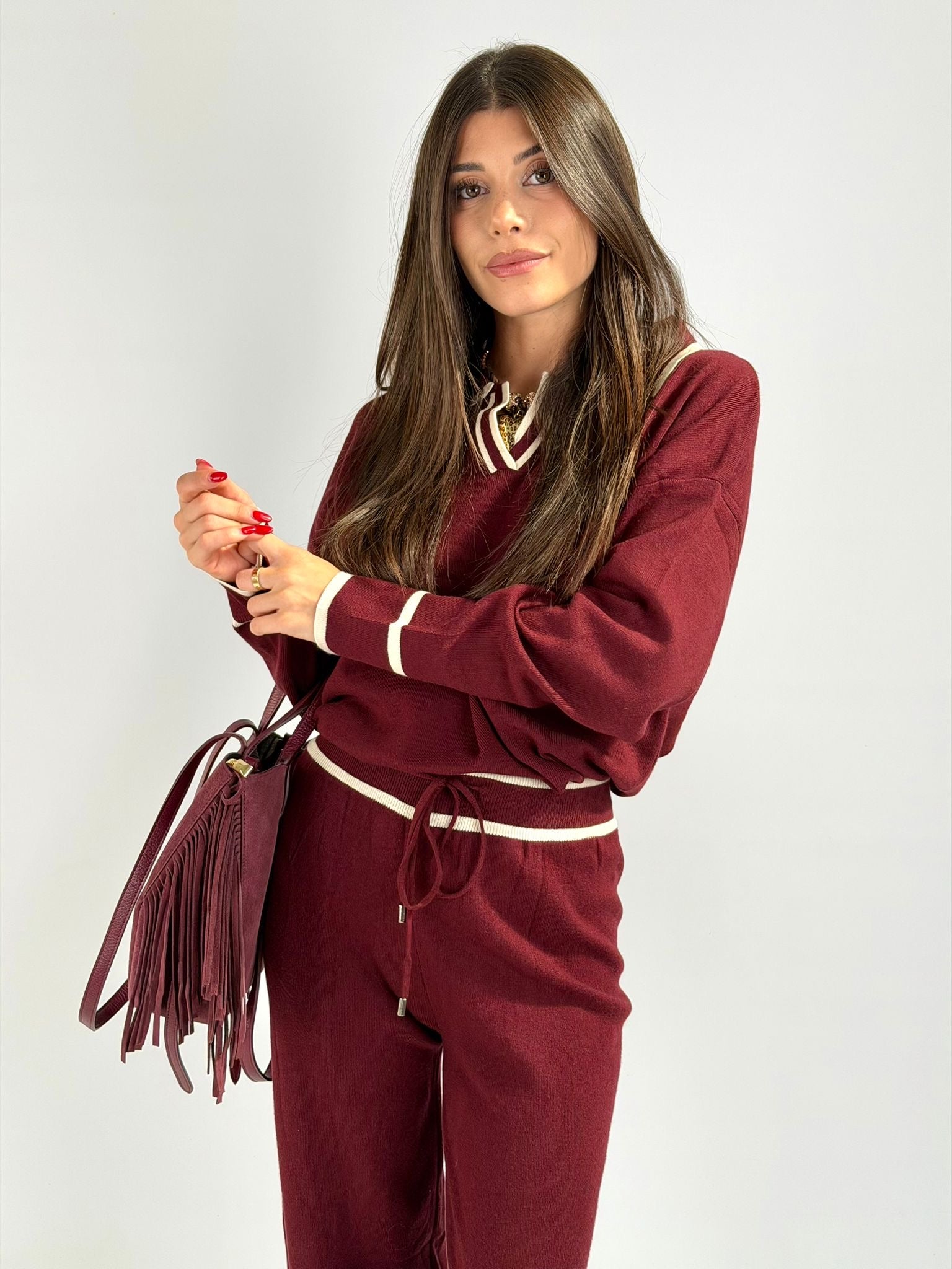 Set Tuta Ketty bordeuax