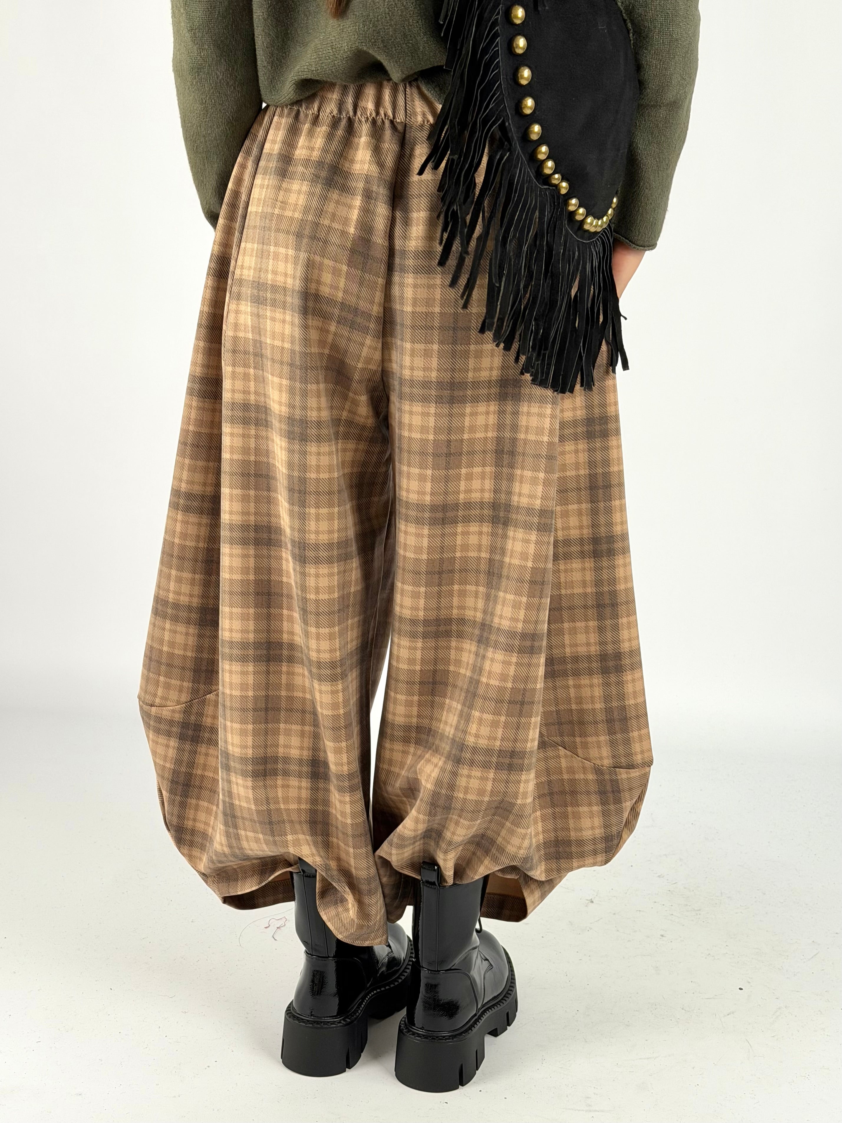 Pantalone Morgana beige