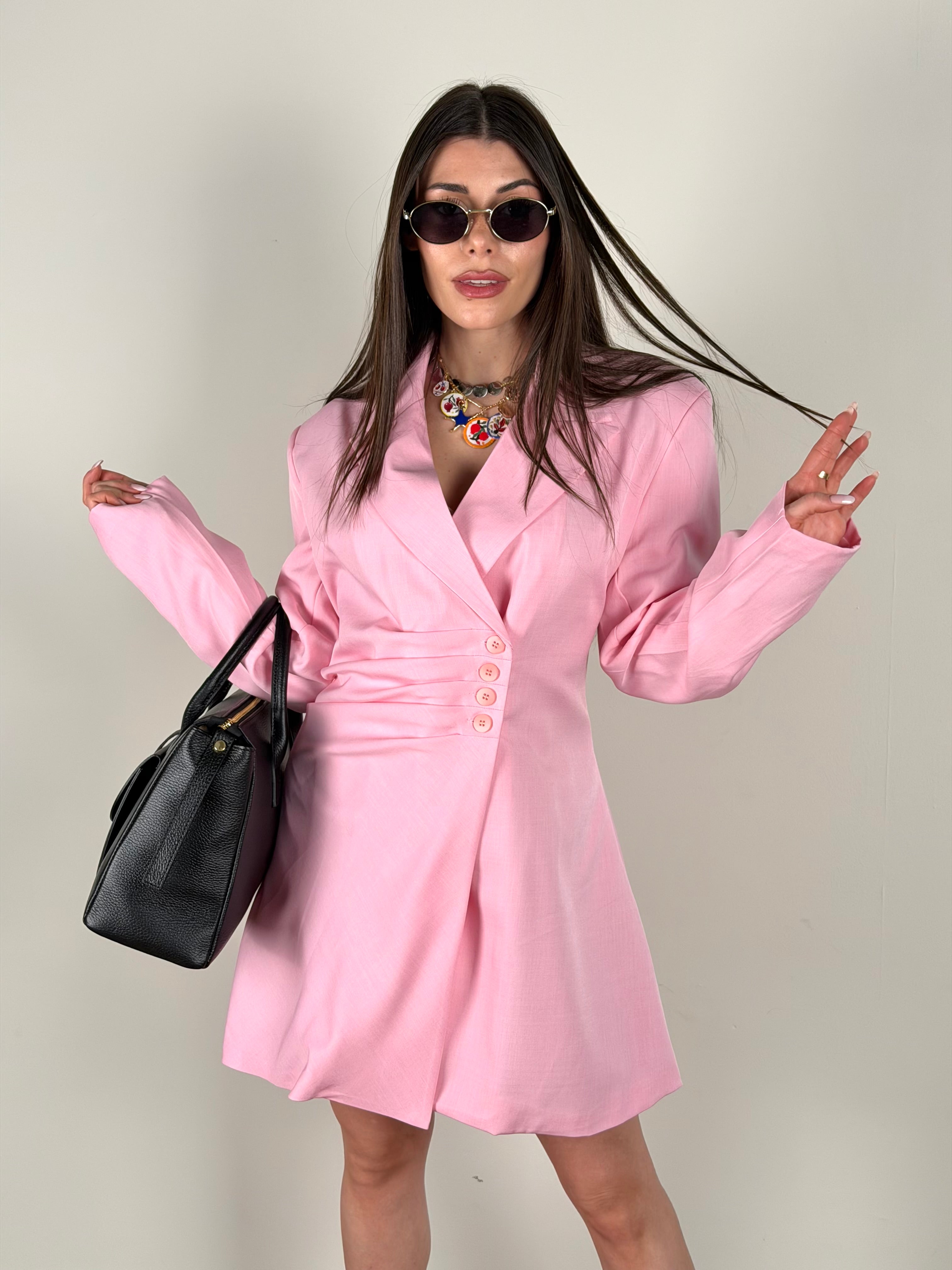 Abito Velvet rosa