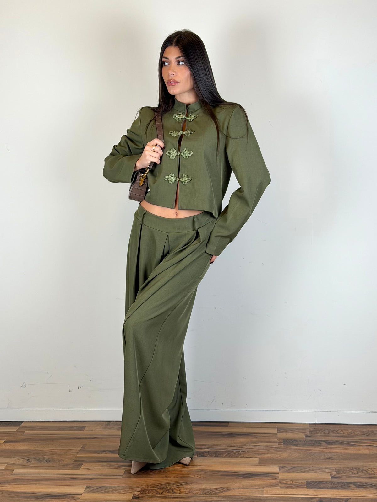 Tailleur Oriental verde