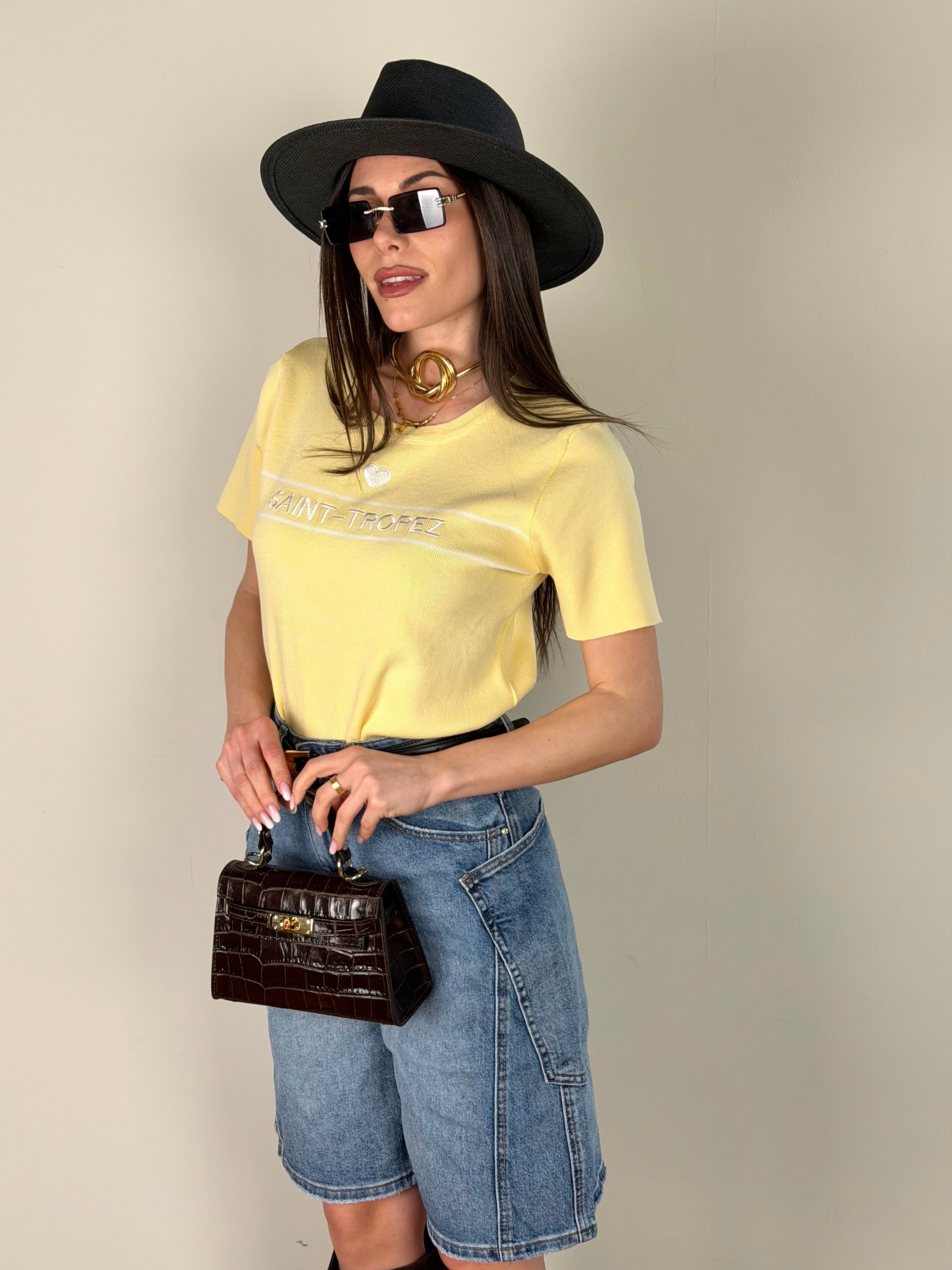 Maglia Saint-tropez gialla