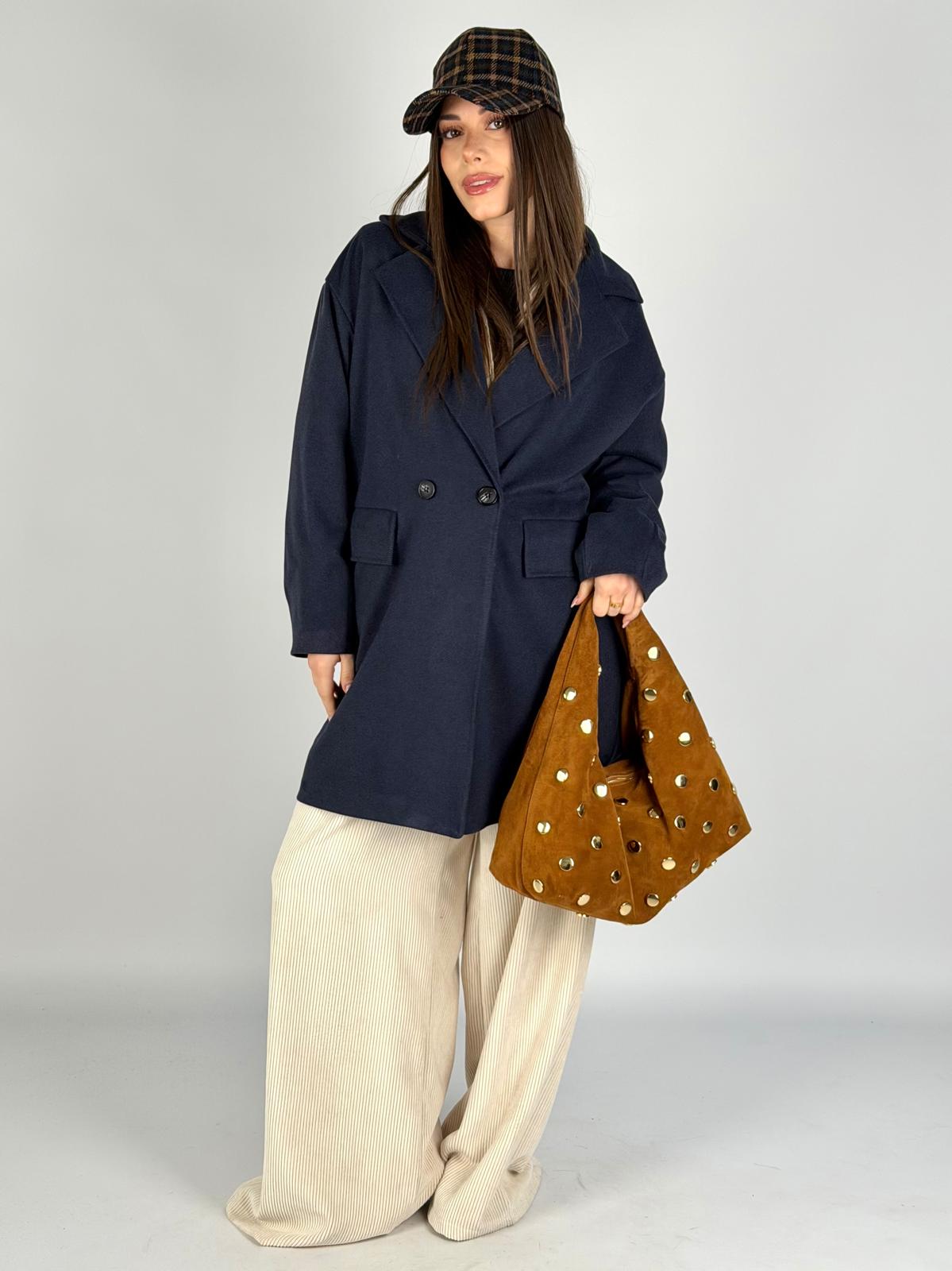 Cappotto bonton blu