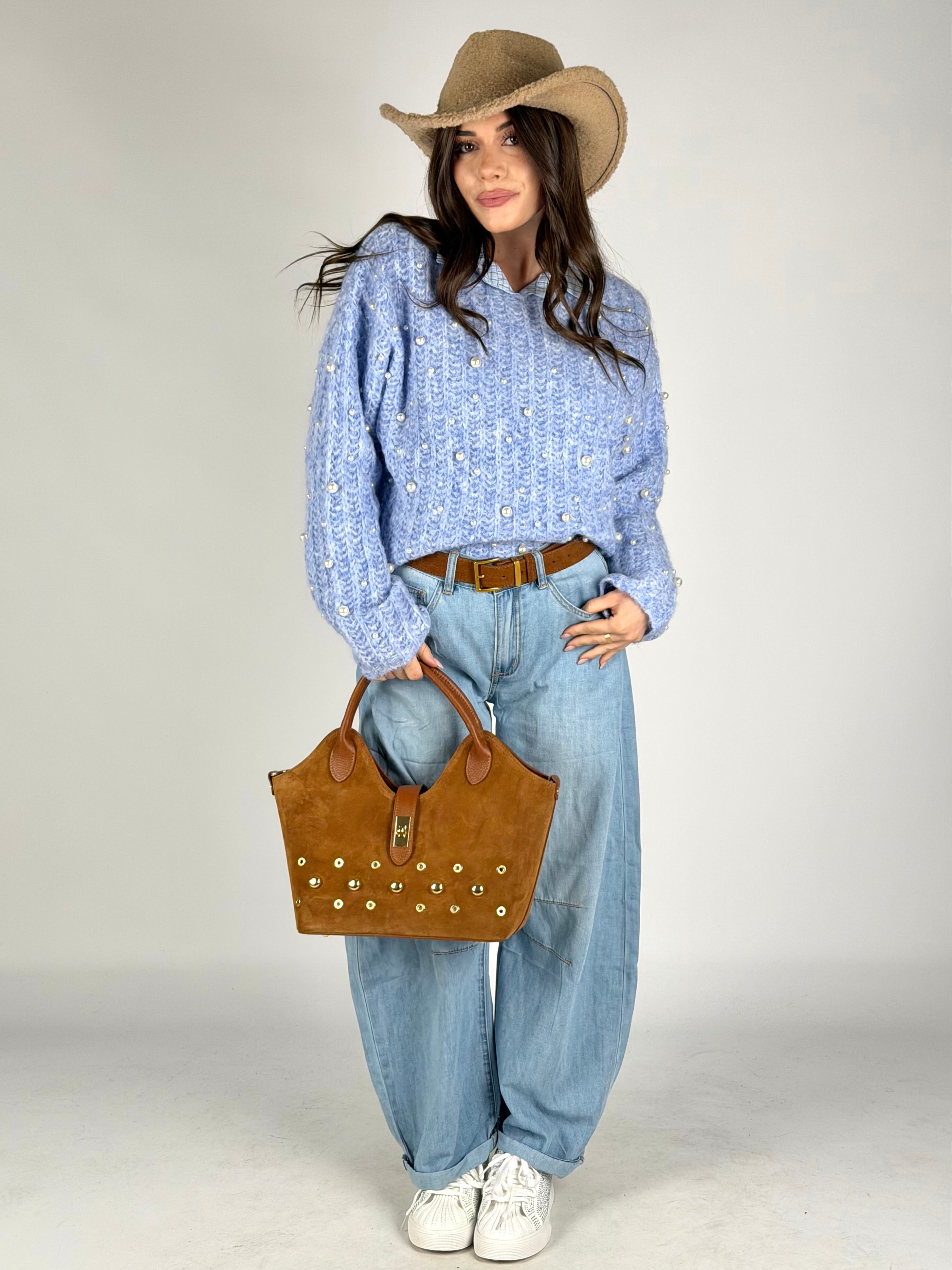 Maglia Sophie celeste