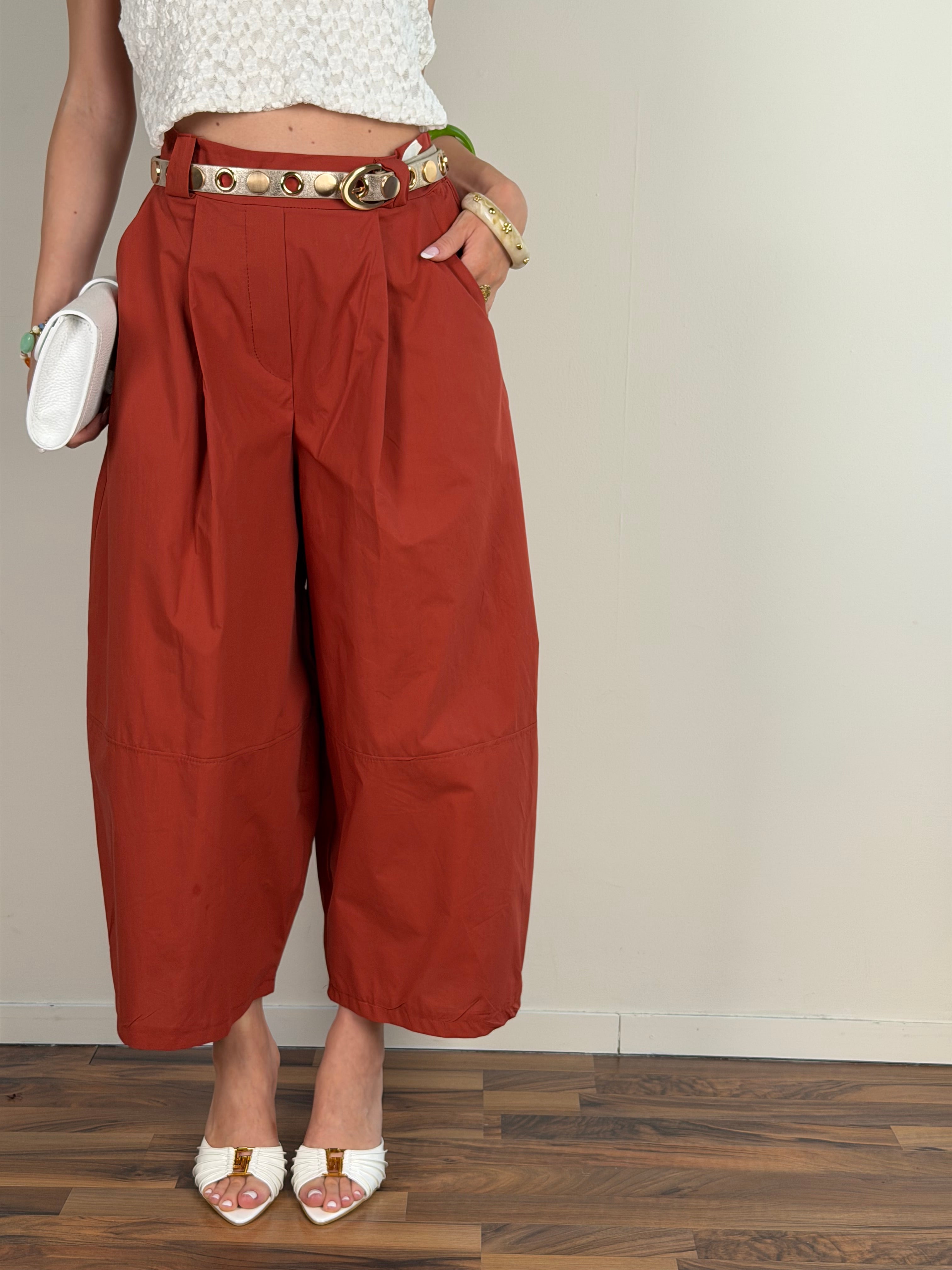 Pantalone Singapore coccio