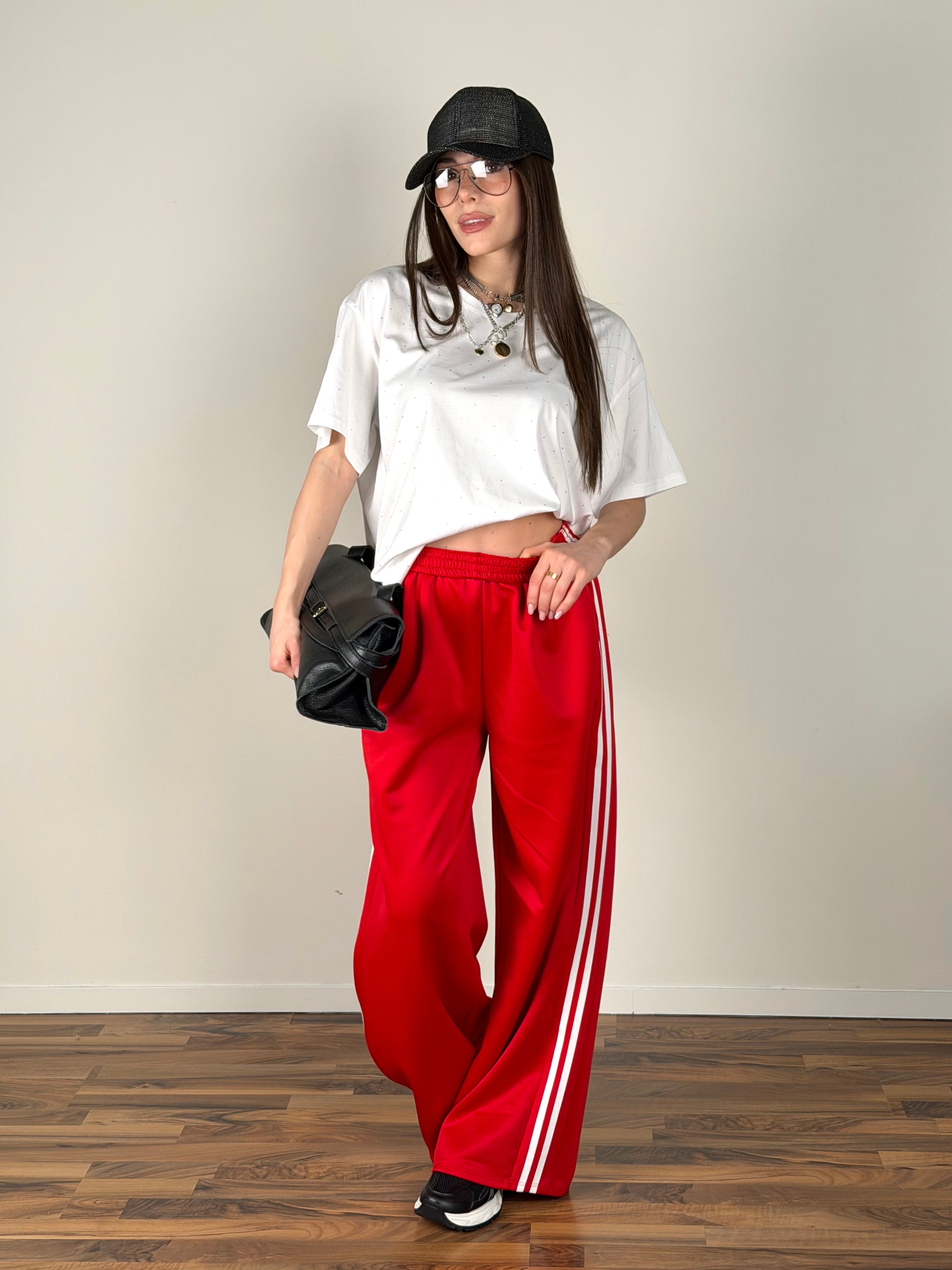 Pantalone tuta Sweety rosso