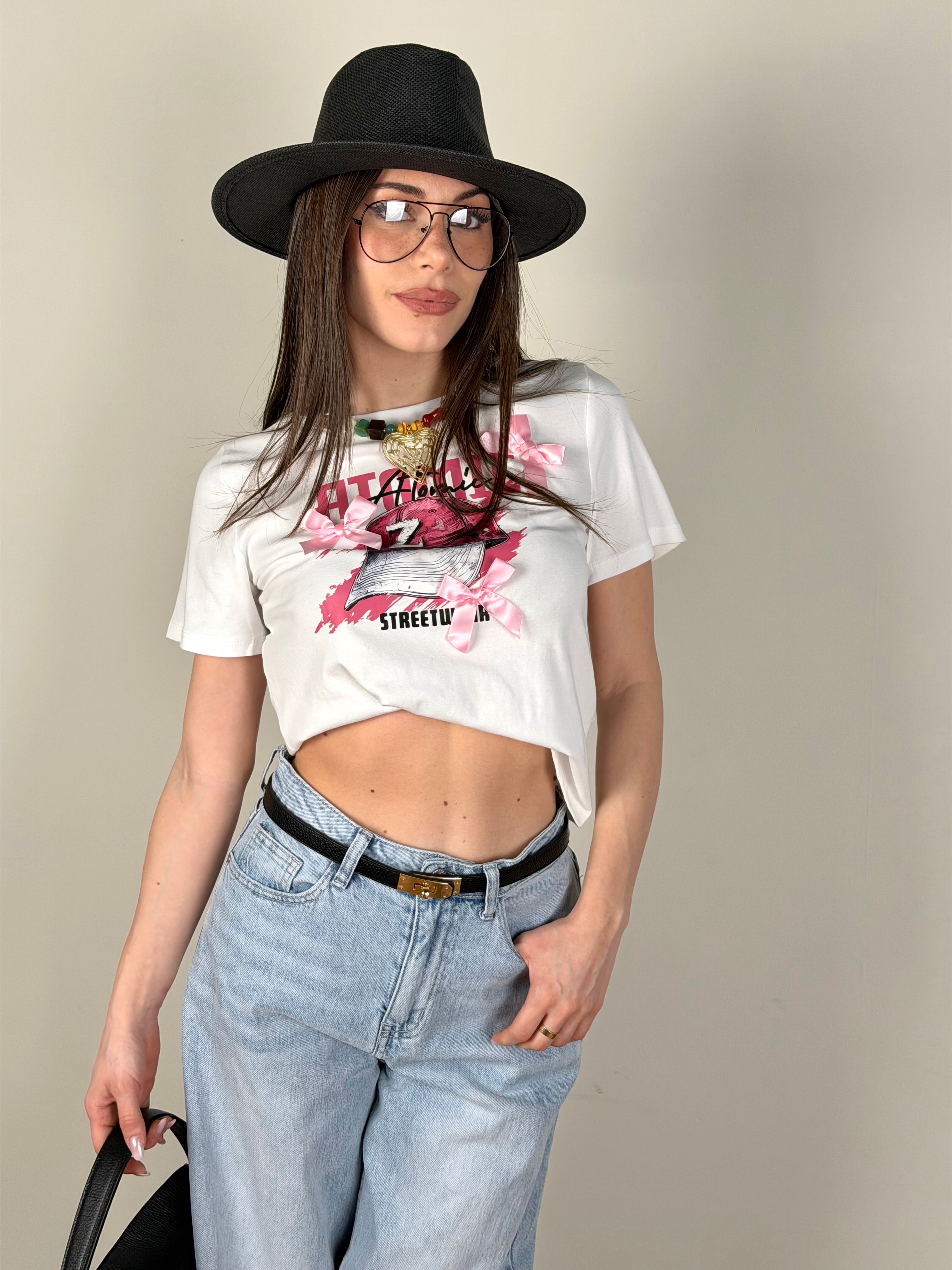 T-shirt Joyce bianca