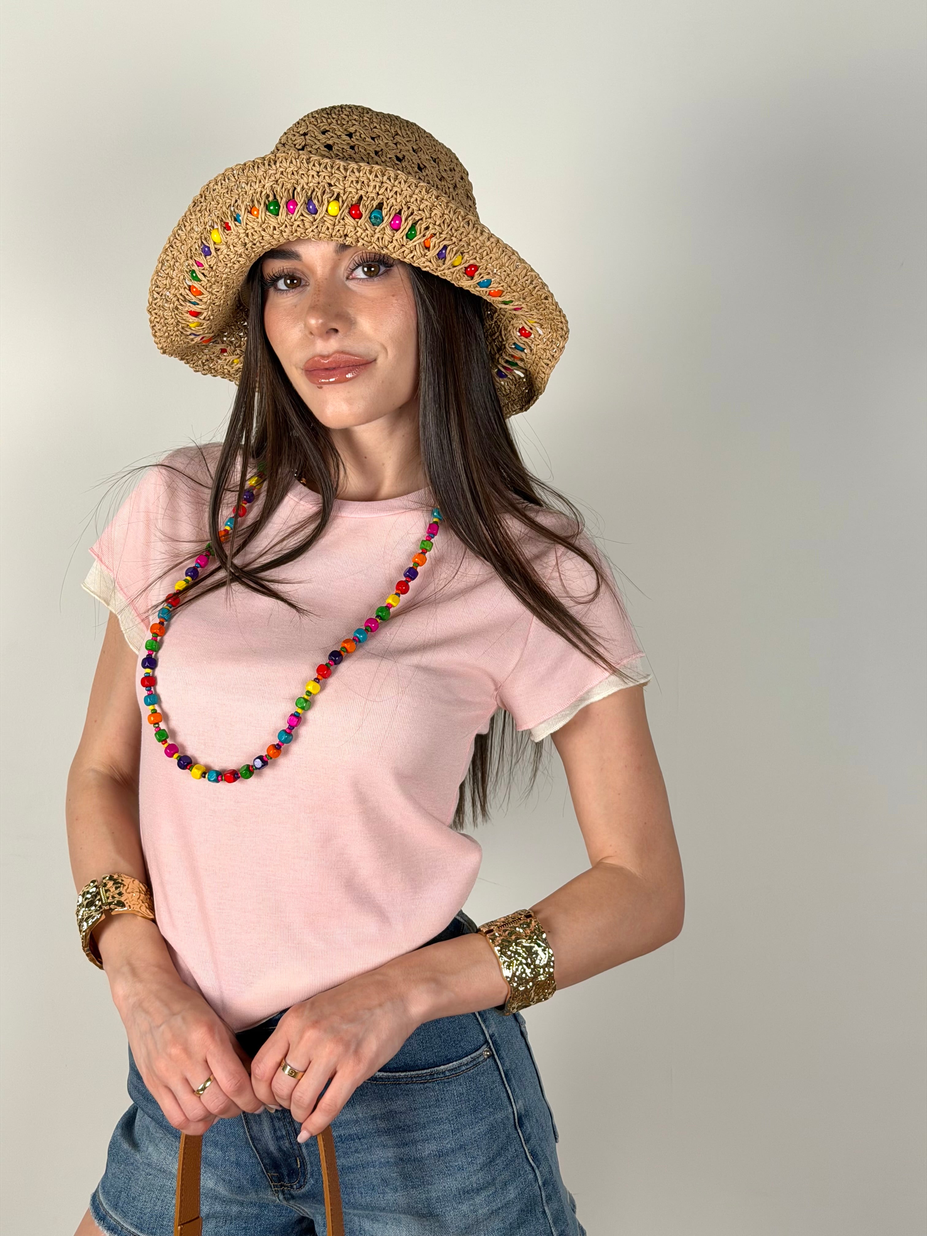 Maglia Clizia rosa