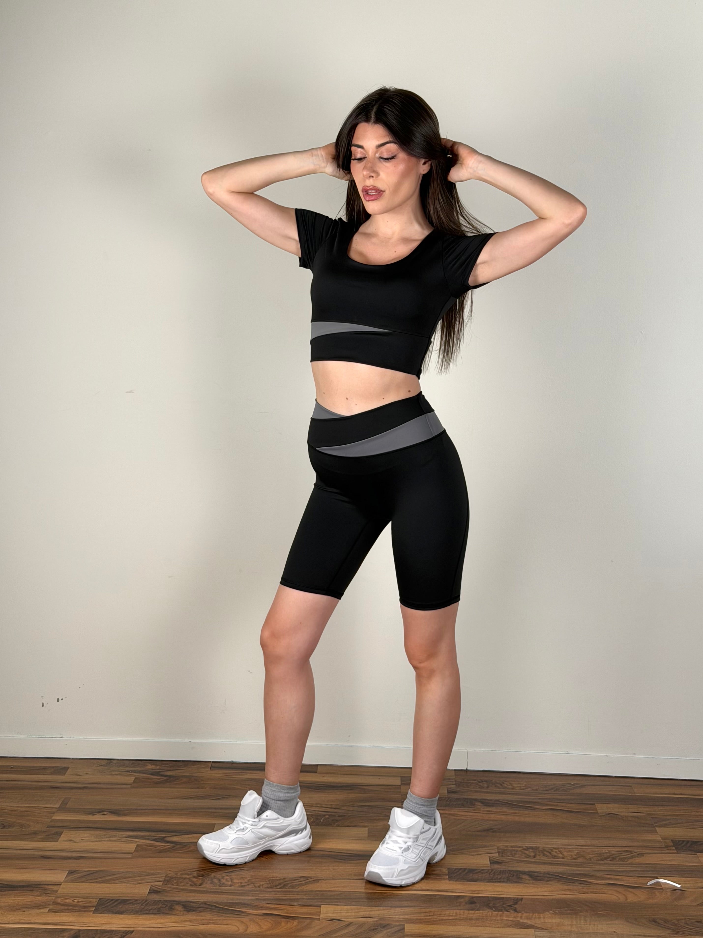 Top Set sportivo Glow nero